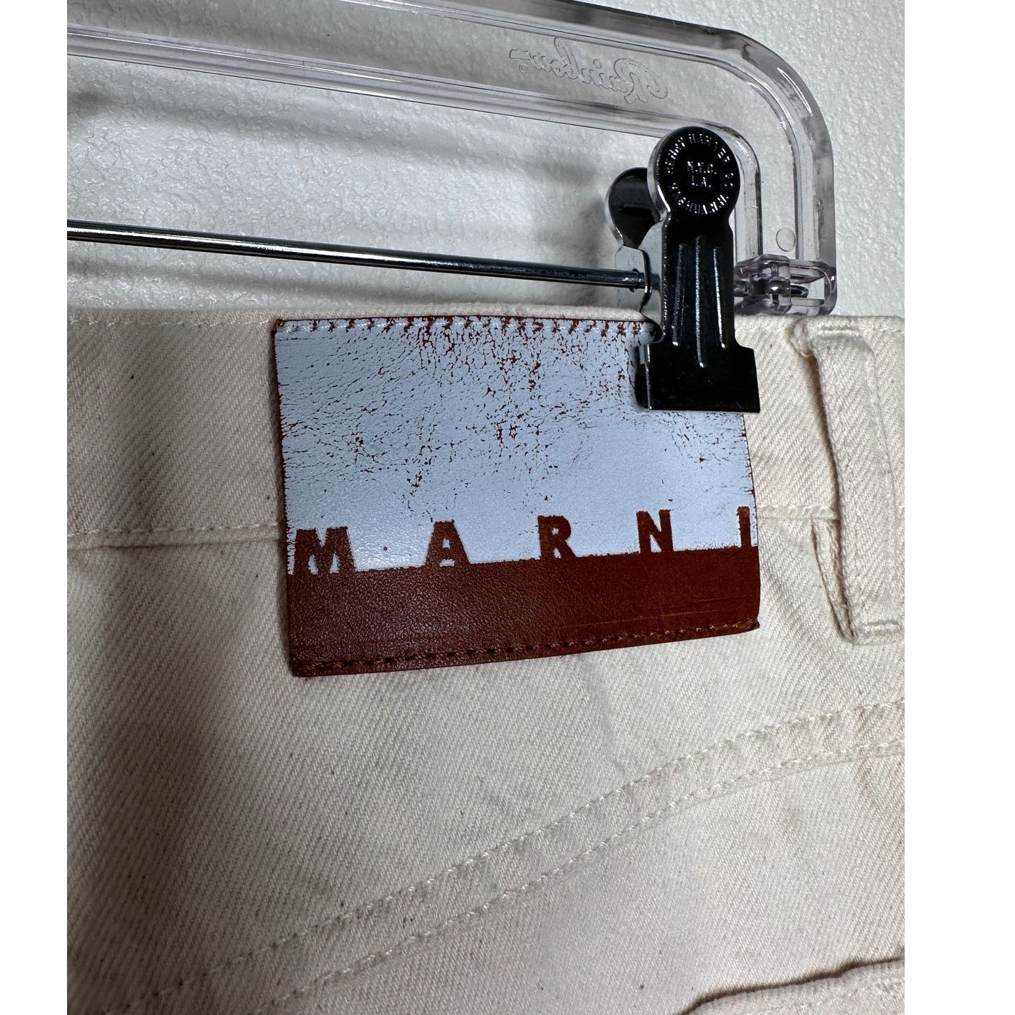 Marni Marni Floral Print Flared Floral Painted Denim Jeans 31 Size 31" - 6 Thumbnail