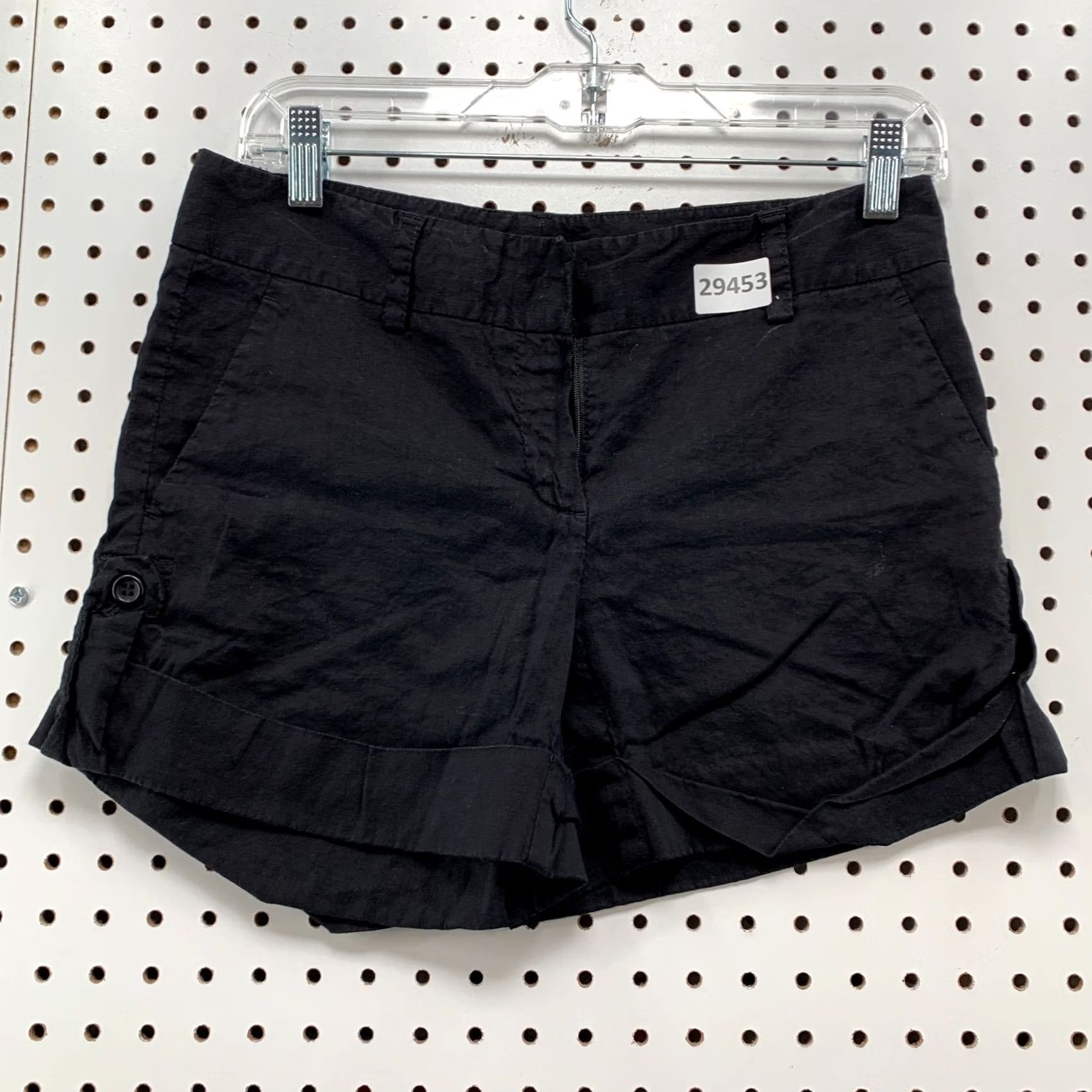 Theory Theory Linen Blend CHino Shorts Womens Size 4 Black Casual 29x4.5 Size 27" / US 4 / IT 40 - 5 Thumbnail