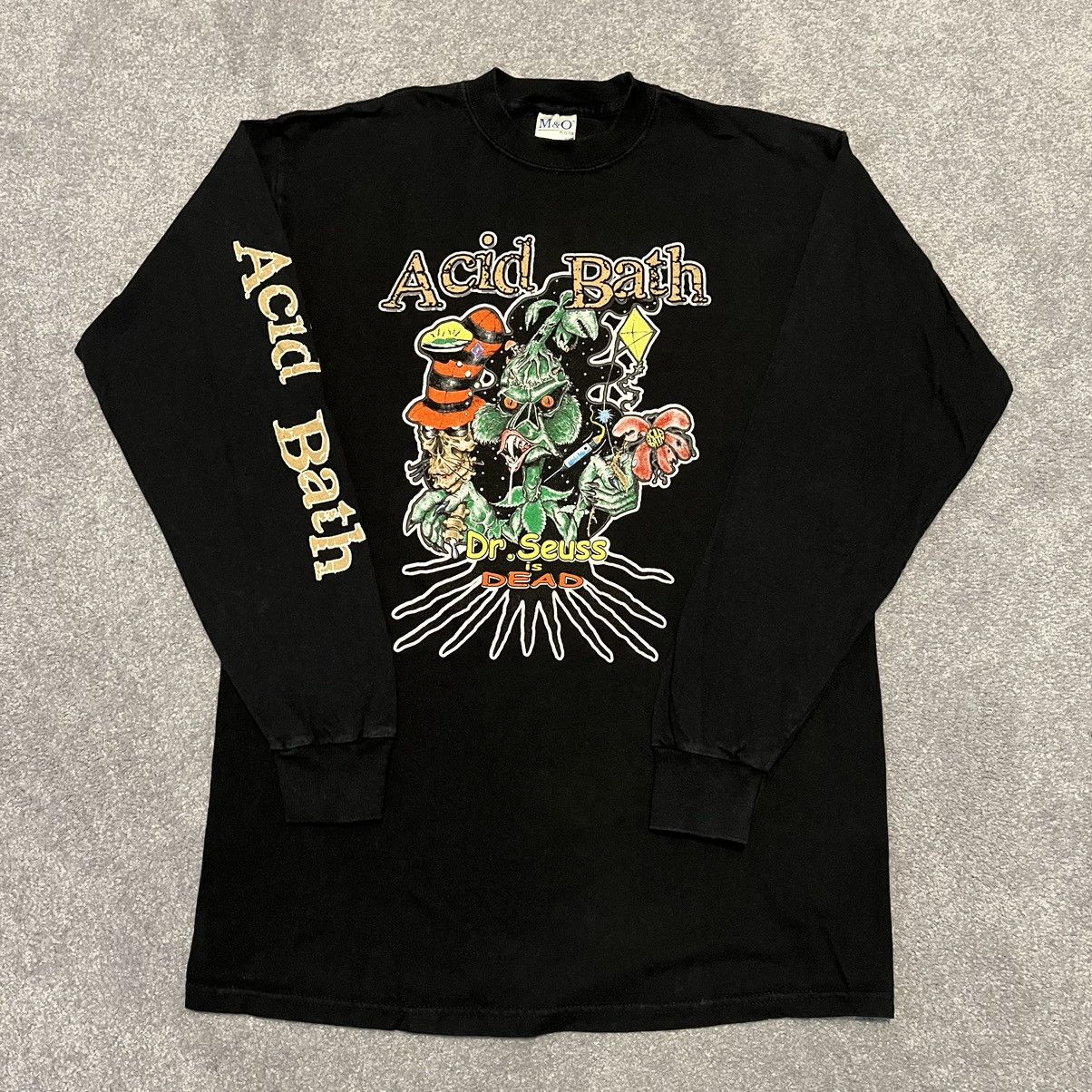 Band Tees Rare Vintage Acid Bath Dr. Seuss Is Dead Band Longsleeve Tee Size US M / EU 48-50 / 2 - 1 Thumbnail