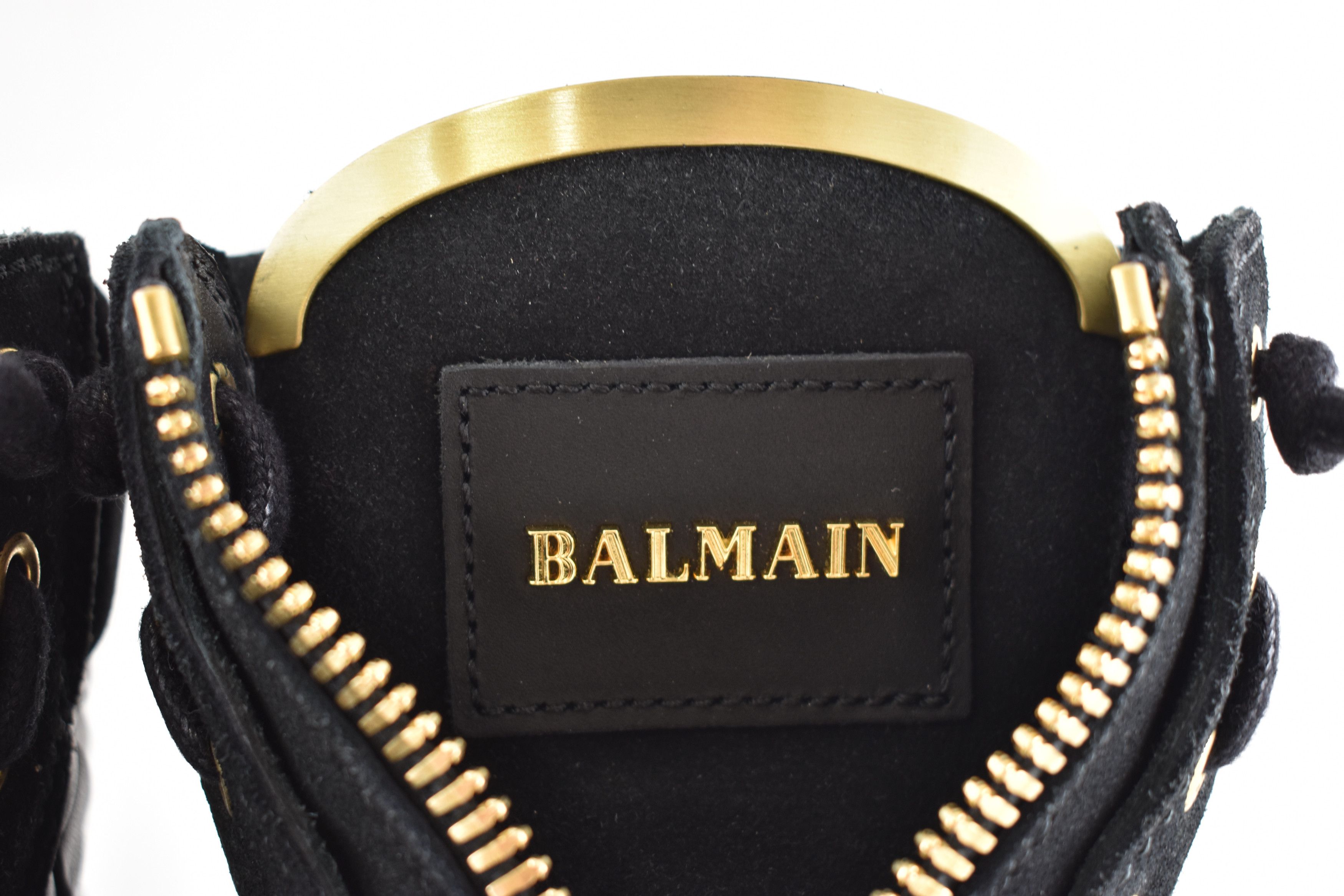 Balmain Taiga Ranger Leather Suede Zipper Biker Moto Combat Boots 36 Size US 6 / IT 36 - 8 Thumbnail