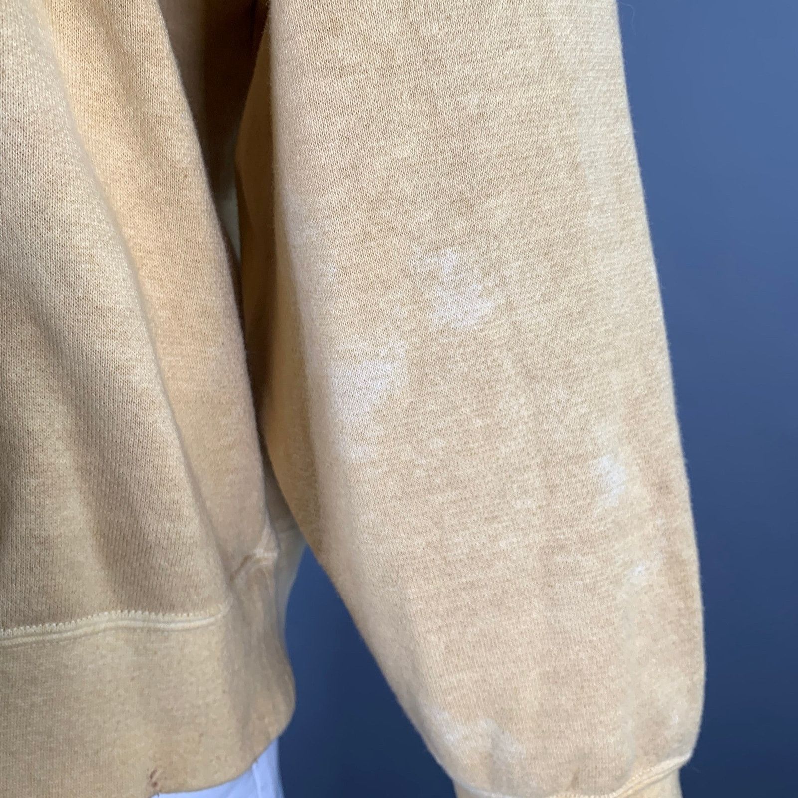 Visvim VISVIM Size L Yellow Mustard Dyed Cotton Hooded Sweatshirt Size US L / EU 52-54 / 3 - 5 Thumbnail