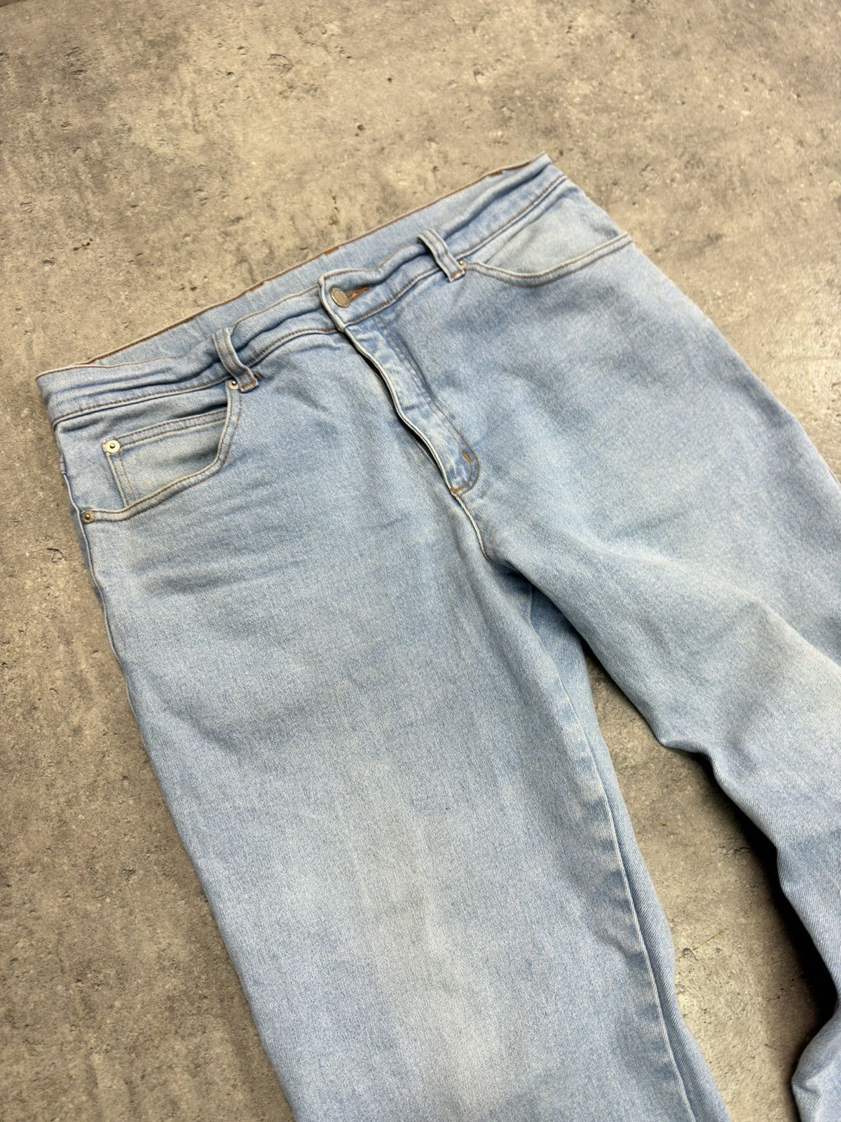 John Baner ᶠᵃⁿᶜʸᵍᵘʸ Vintage Baggy Washed Denim Jeans Wide leg Y2K Size US 34 / EU 50 - 3 Thumbnail