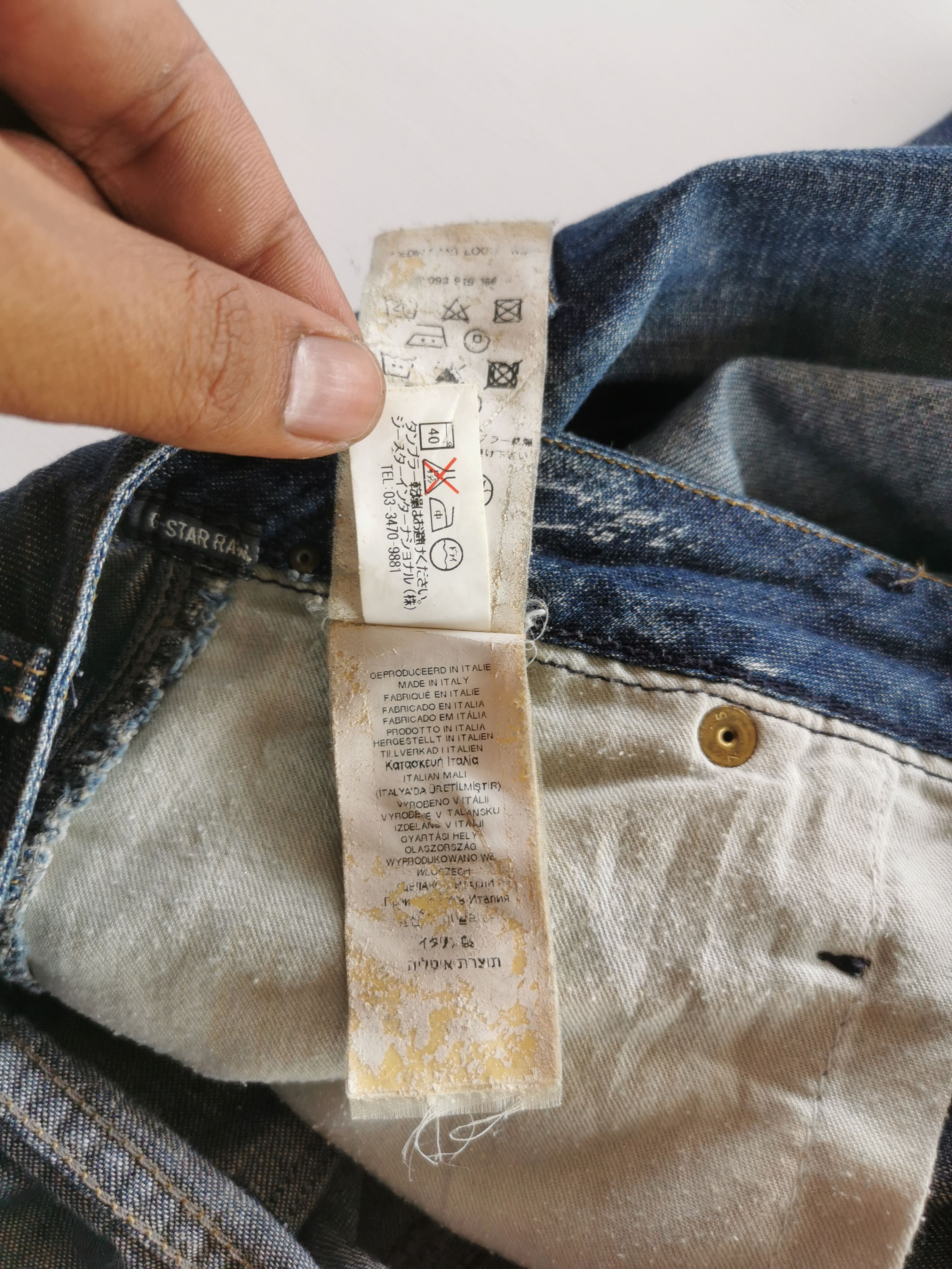 G-Star Vintage Ripped G-Star RAW Size 30" / US 8 / IT 44 - 3 Thumbnail