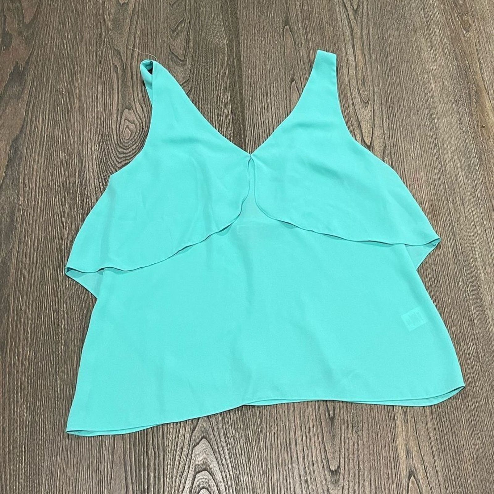 Vintage Chelsea28 Sea Blue Chiffon Layered Tank Top Size M Size M / US 6-8 / IT 42-44 - 1 Thumbnail