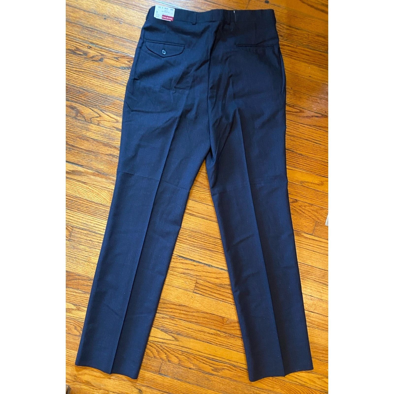 Evan Picone NWT USA Evan Picone Men’s Navy Pants Wool W36 Unfinished Hem Size US 36 / EU 52 - 4 Thumbnail