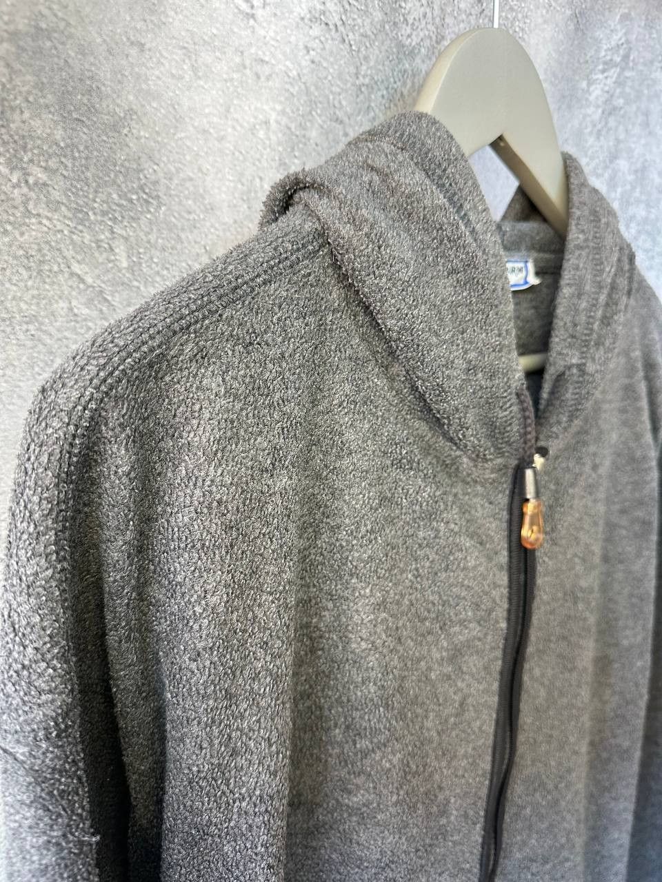 Yves Saint Laurent Yves Saint Laurent Full Zip Fleece Hoodie Gray Vintage Size US L / EU 52-54 / 3 - 4 Thumbnail
