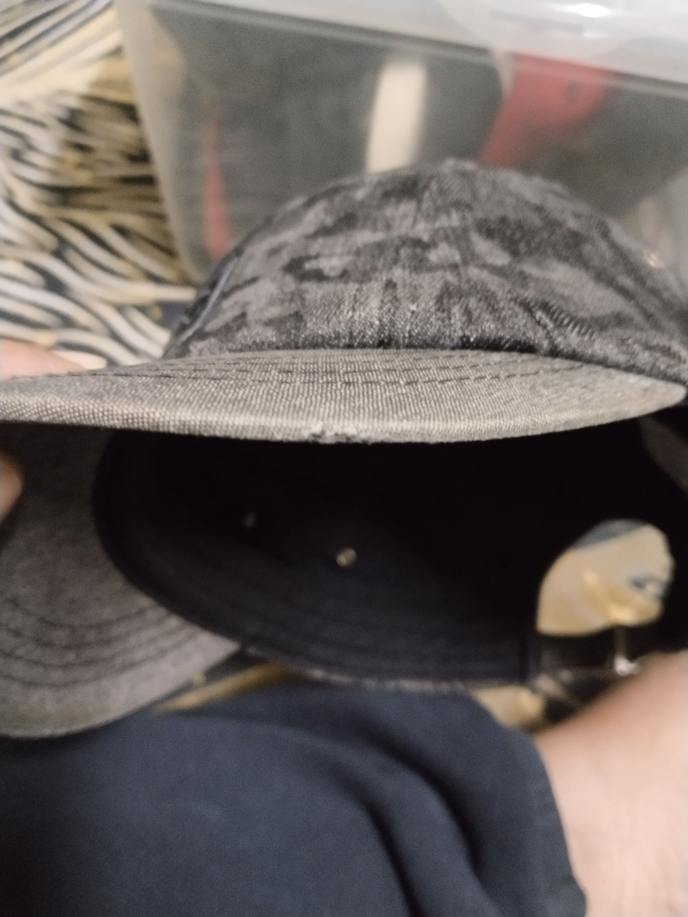 Japanese Brand RARE 5 PANEL SHORT BRIM CAP ADJUSTABLE CLIP Size ONE SIZE - 9 Thumbnail
