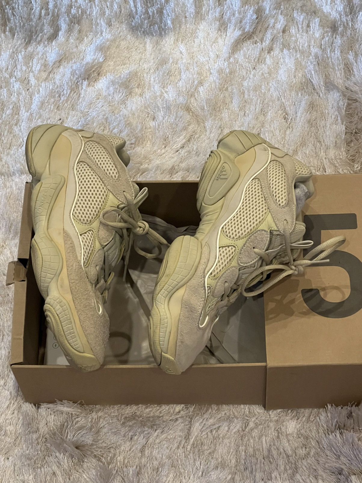 Adidas Yeezy 500 ‘Super Moon Yellow’ Size US 10 / EU 43 - 5 Thumbnail