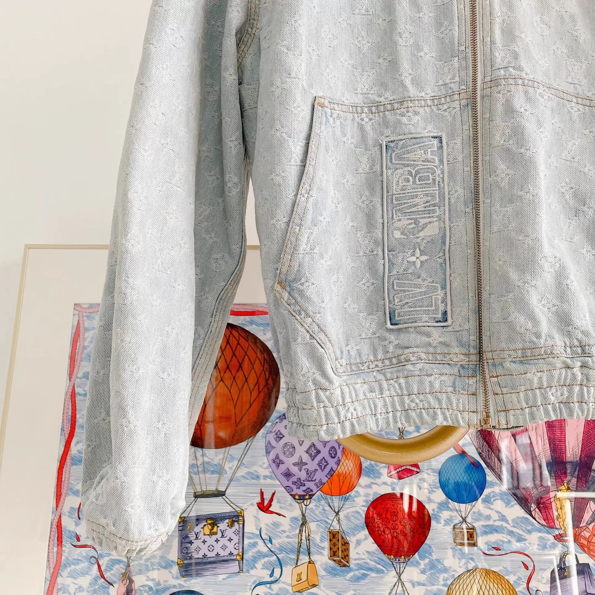 Louis Vuitton LV Monogram x NBA Denim Jacket 48 Size US M / EU 48-50 / 2 - 5 Thumbnail