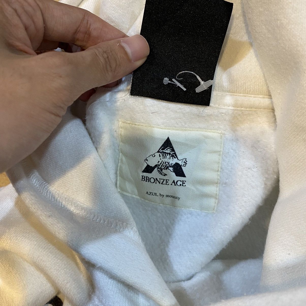 Japanese Brand BRONZE AGE Azul by Moussy Oversized Hoodie Size US XL / EU 56 / 4 - 11 Thumbnail