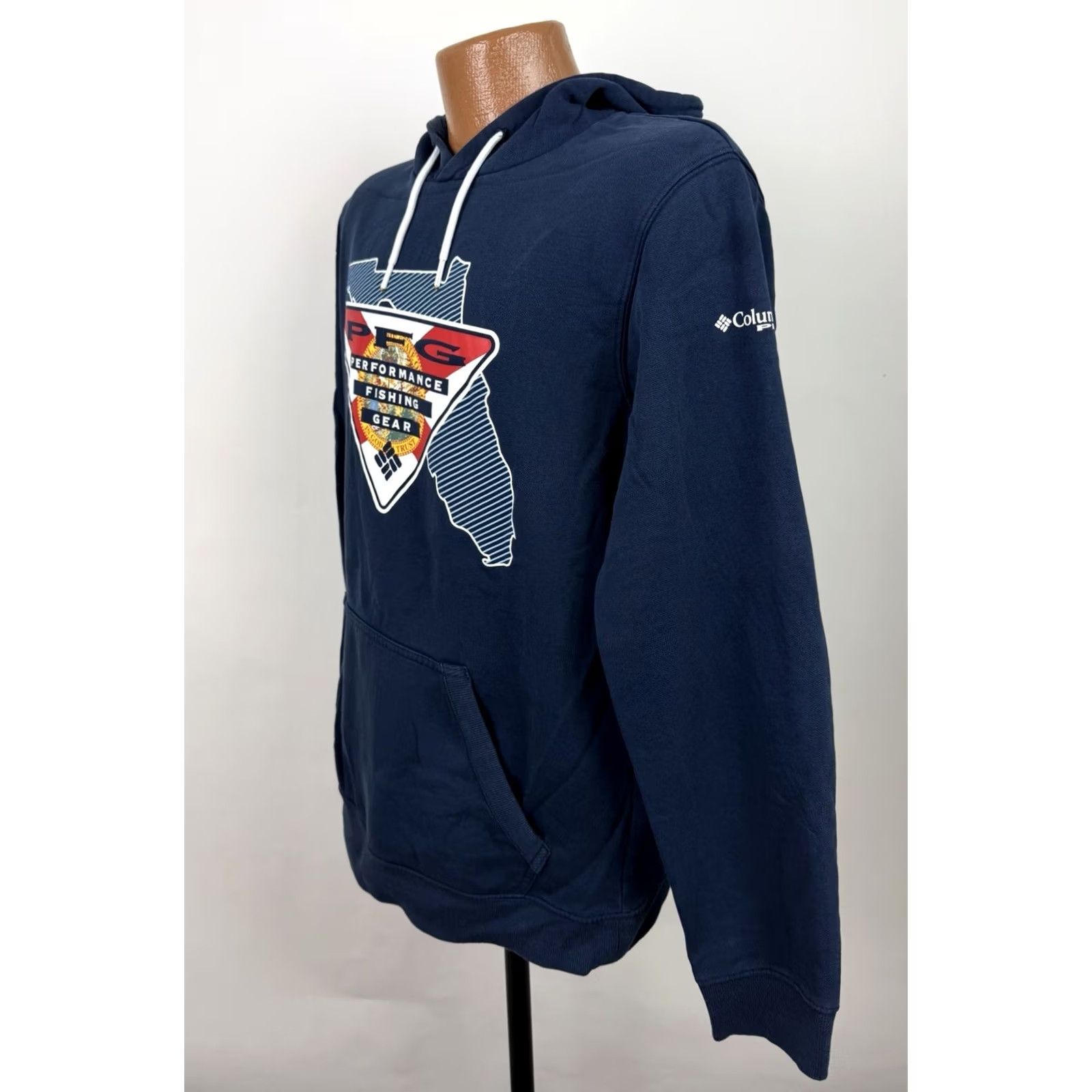 Vintage Columbia PFG Hoodie Mens Medium Navy Blue Outdoor Fishing Shirt Sleeper? Size US M / EU 48-50 / 2 - 5 Thumbnail