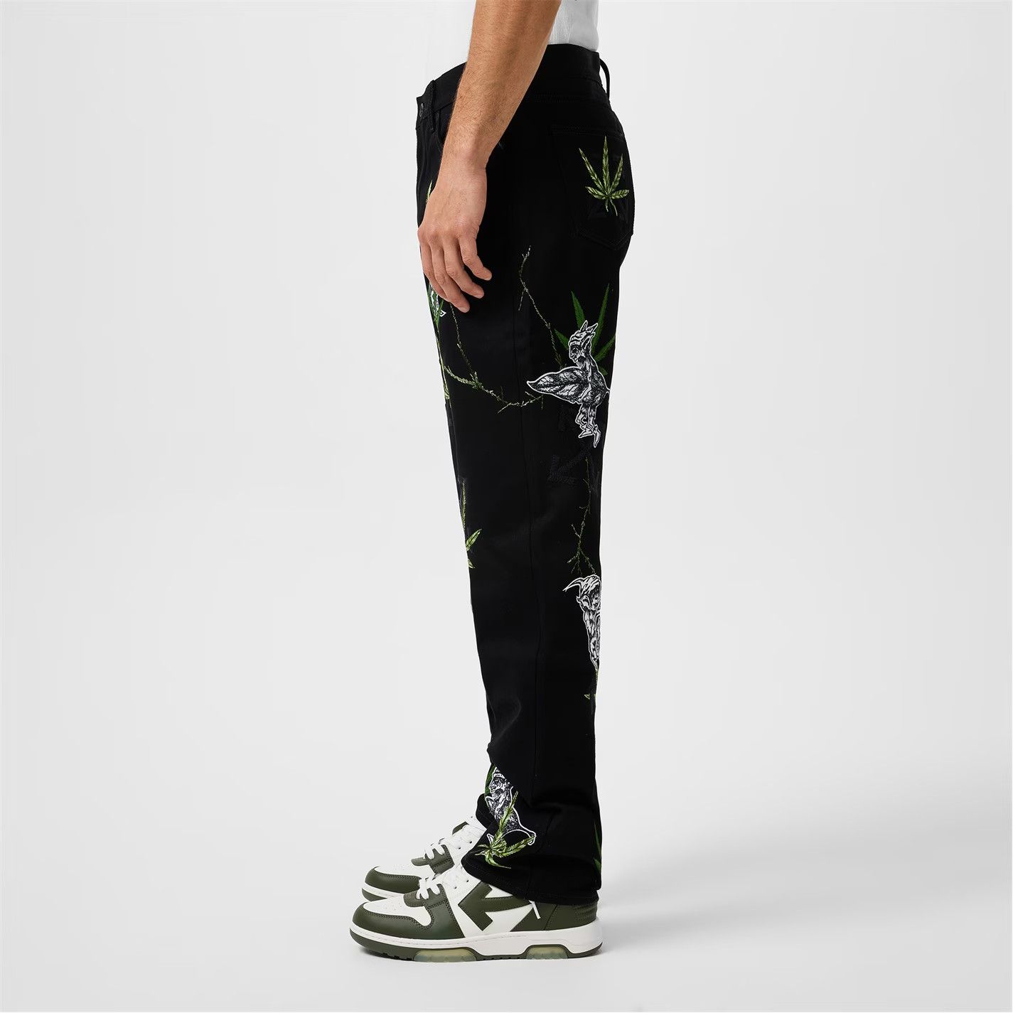 Off-White o1g2r1mq0326 Slim Fit Jeans in Black Size US 34 / EU 50 - 5 Thumbnail