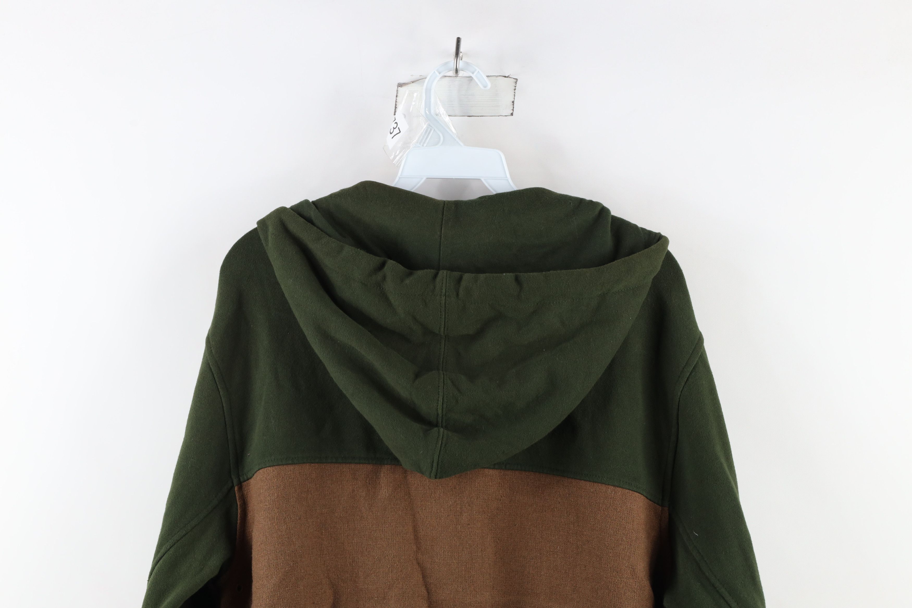 Vintage Vintage Streetwear Wool Blend Full Zip Hooded Parka Jacket Size US M / EU 48-50 / 2 - 13 Thumbnail