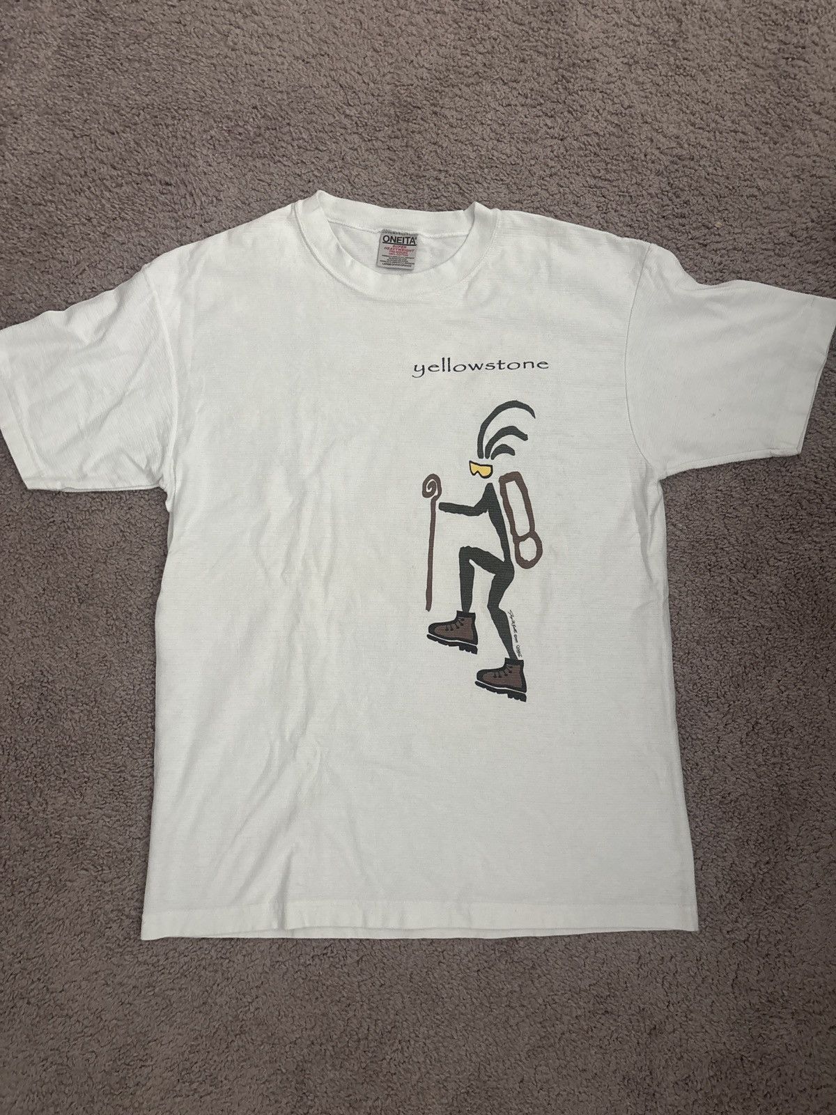 Other Yellowstone 🥾Heavyweight Vertical ribbed “vintage” tee Size US L / EU 52-54 / 3 - 2 Thumbnail