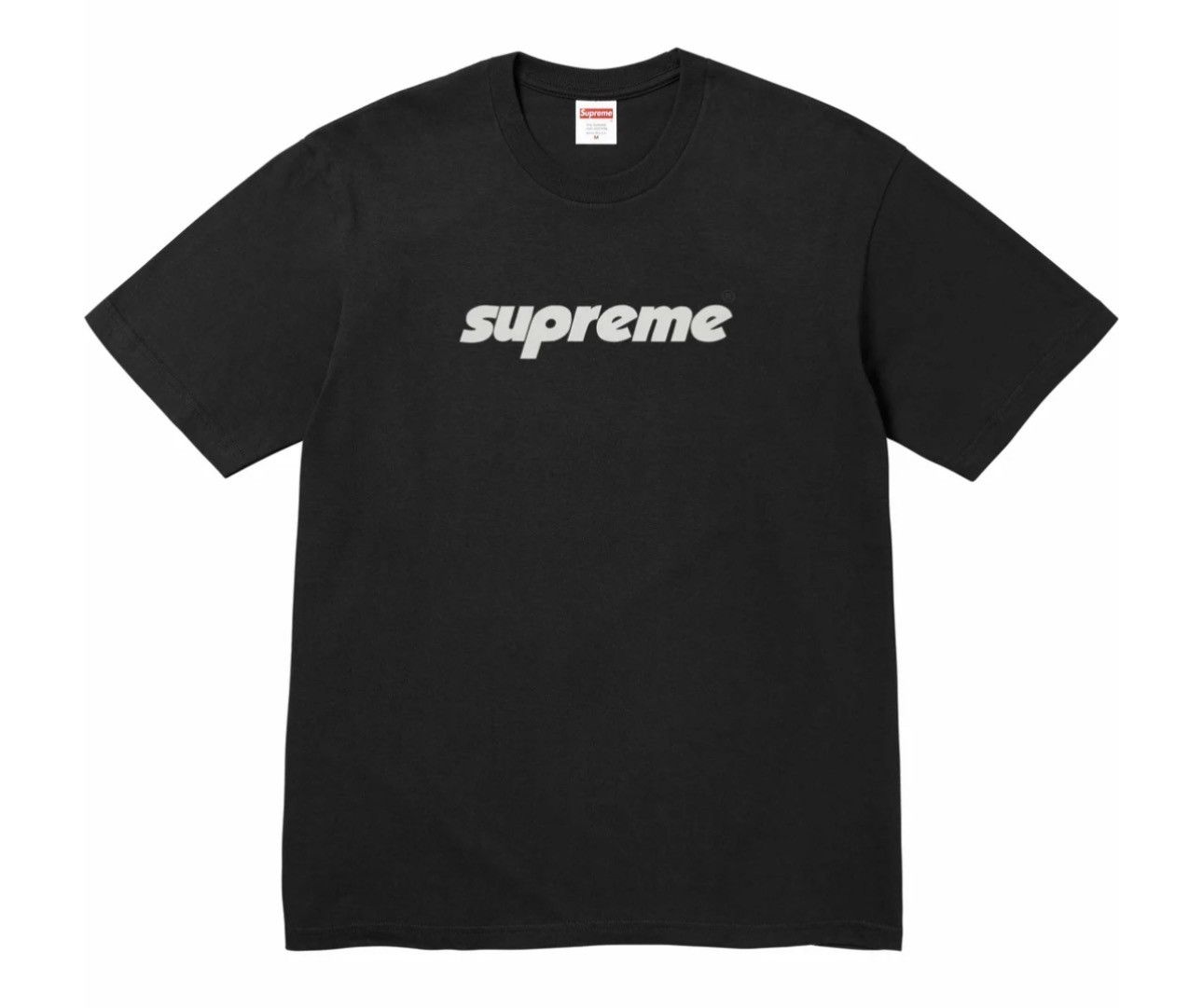 image of Supreme Pinline Tee in Black, Men's (Size XL)