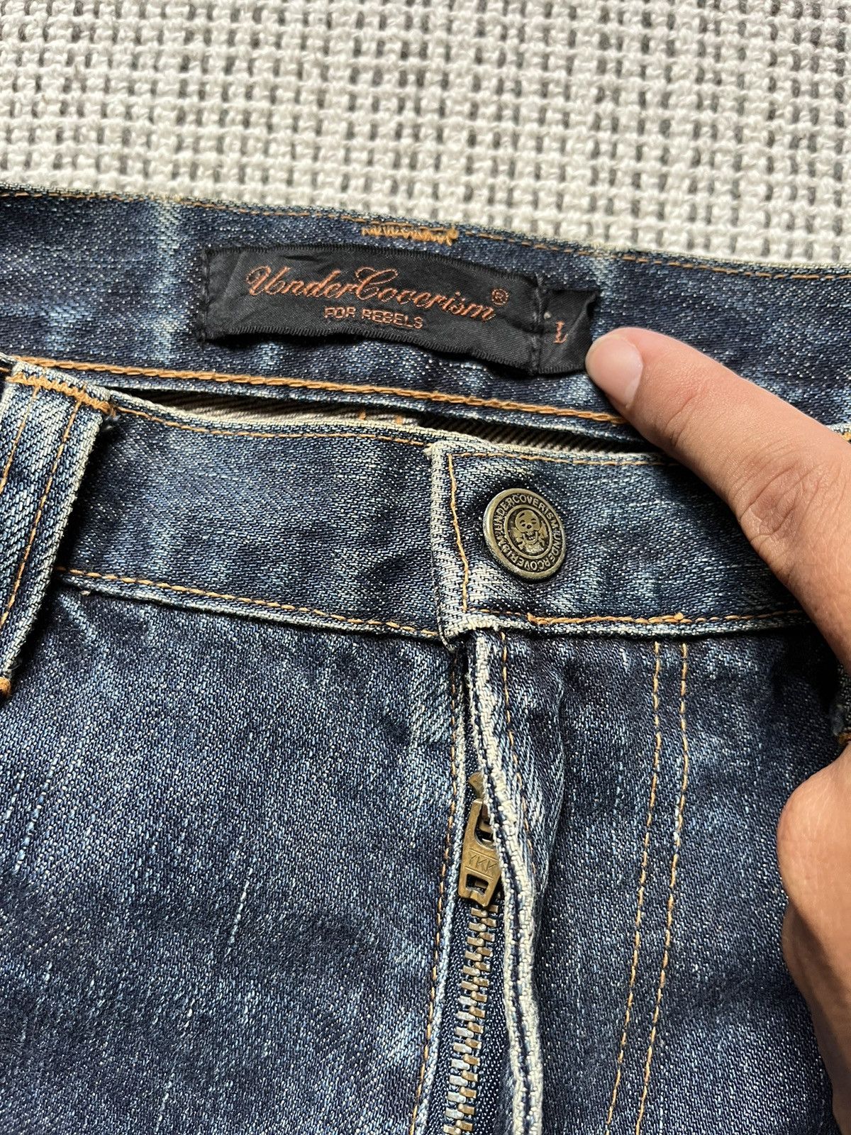 Undercover Undercover AW02 Witch Cargo Denim Bush pants Size US 31 - 5 Thumbnail
