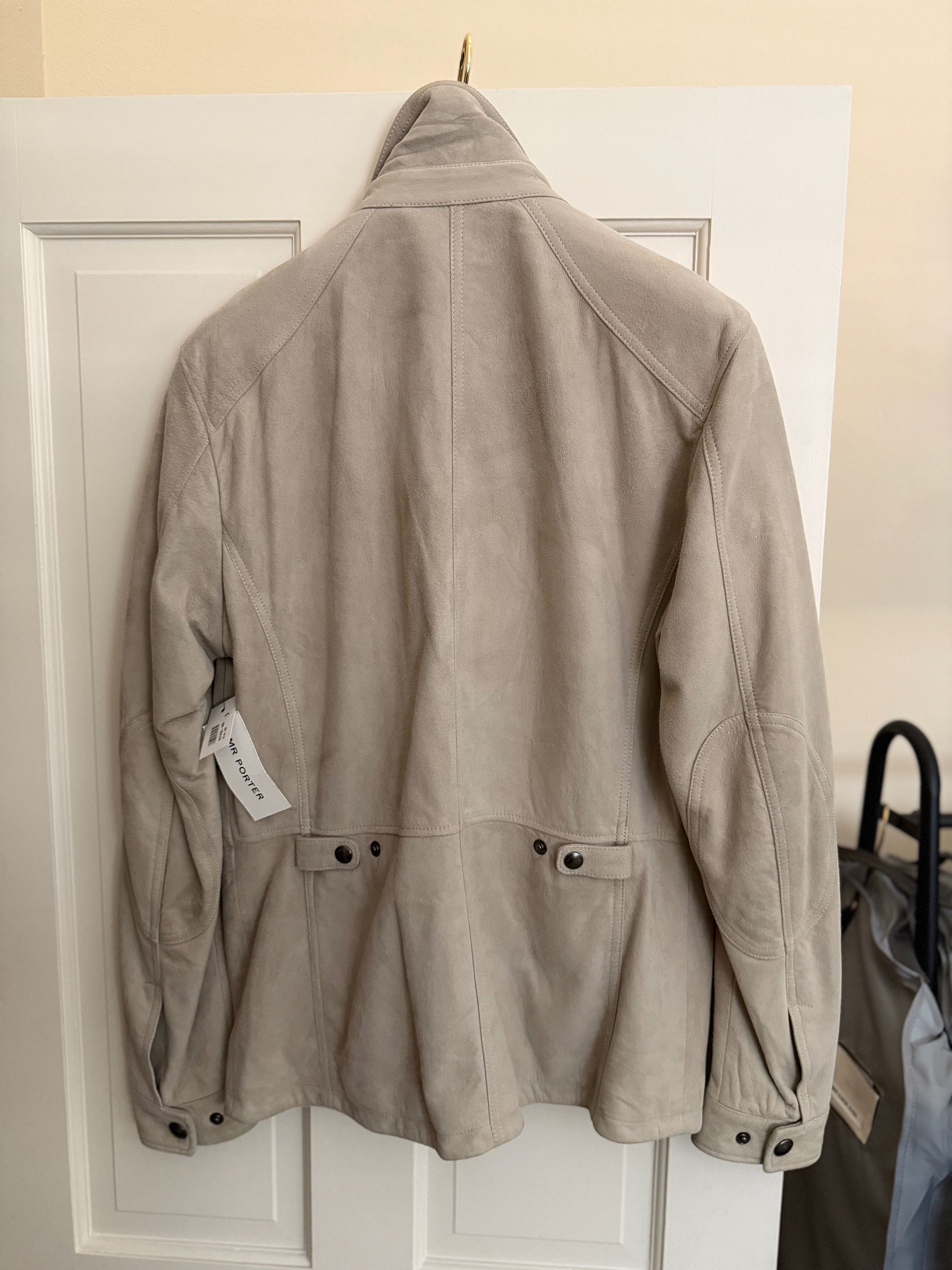 Belstaff Coveted, Badass New $2,500 BELSTAFF Beige Suede Field Jacket Size US M / EU 48-50 / 2 - 4 Thumbnail