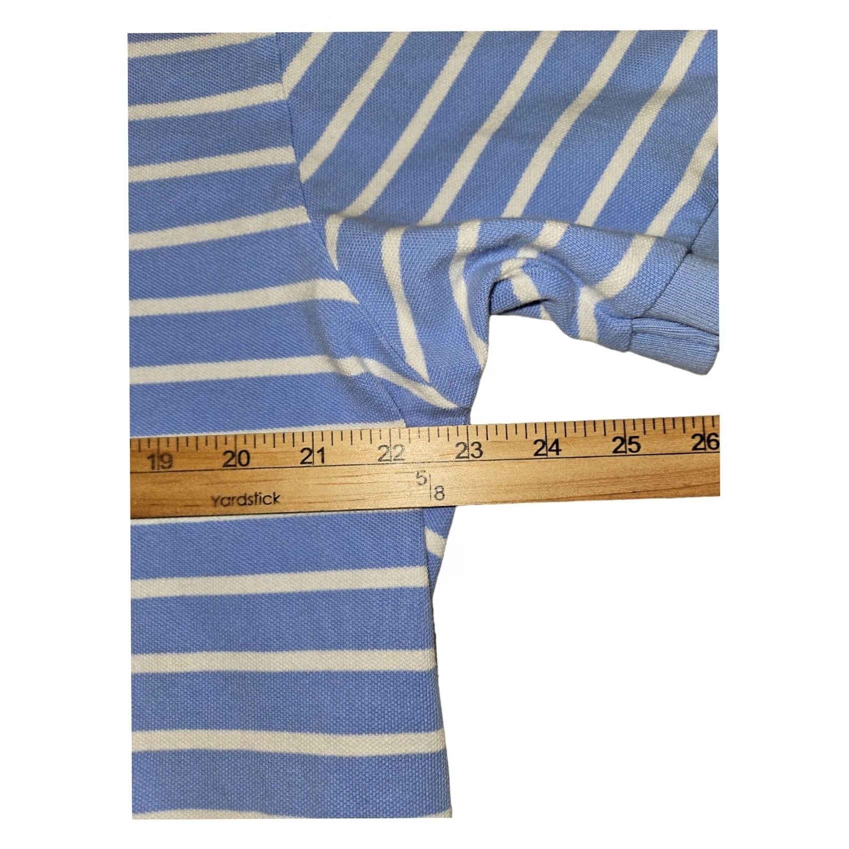 Polo Ralph Lauren VINTAGE Polo Ralph Lauren Polo Shirt Short Sleeve Men's XL Blue Striped Polo Shirt Polo Ralph Lauren Polo Shirt Short Sleeve Blue Striped XL Men Size US XL / EU 56 / 4 - 3 Thumbnail