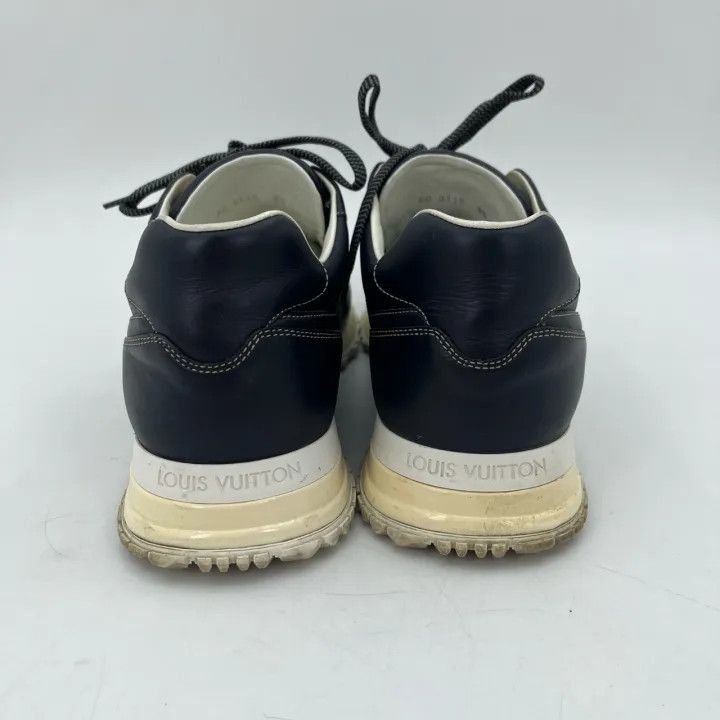 Louis Vuitton Louis Vuitton Blue Low-Top Leather Sneakers -2508 Size US 10.5 / EU 43-44 - 6 Thumbnail