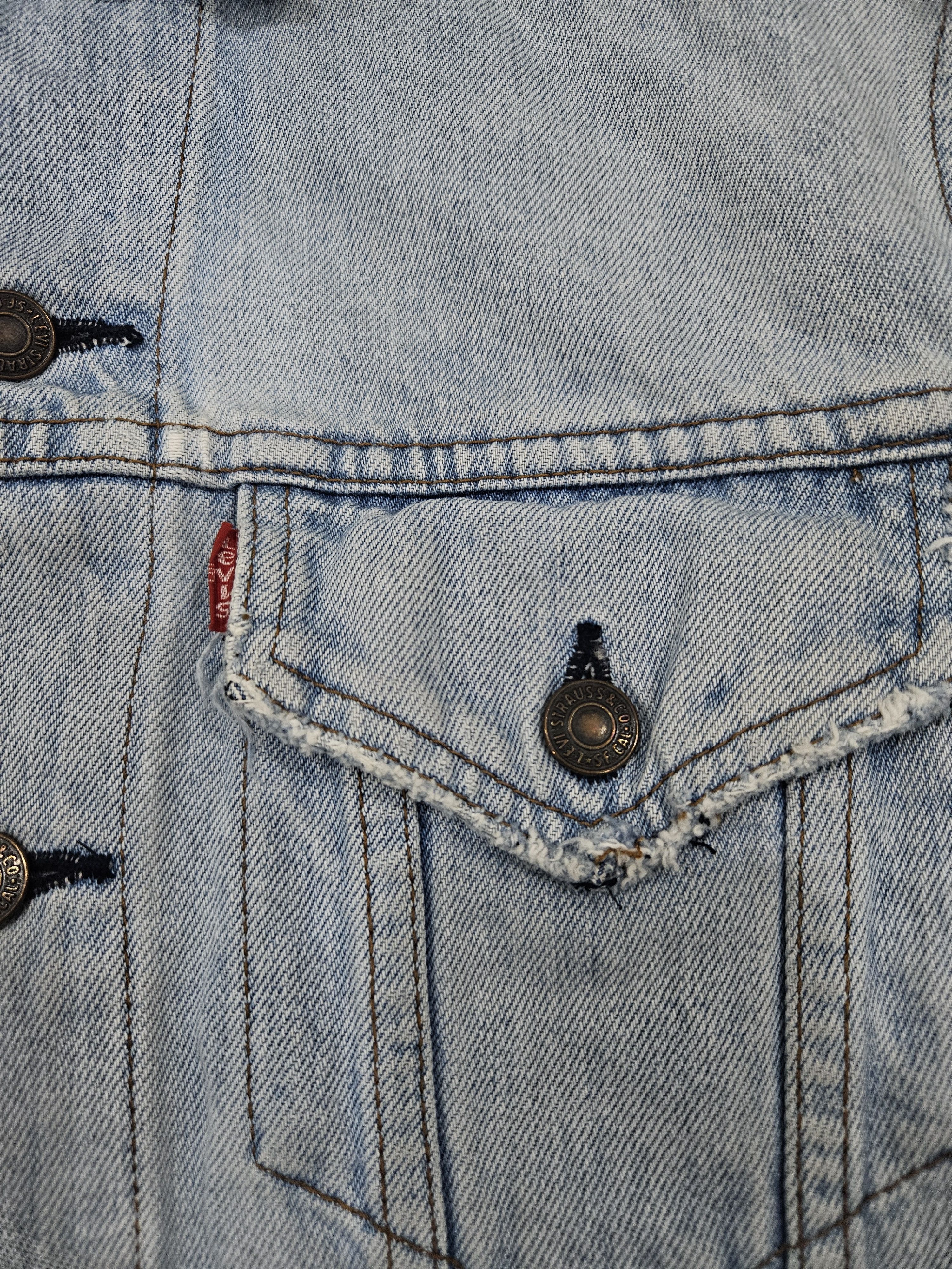 Levi's Vintage Style Levis Light Denim Trucker Jacket - Classic Fit Size US S / EU 44-46 / 1 - 9 Thumbnail