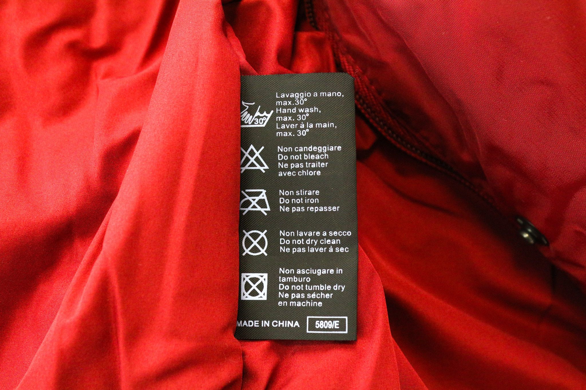 Other LORI XS Red Windproof Collared Moto Jacket 75794 Size XS / US 0-2 / IT 36-38 - 9 Thumbnail