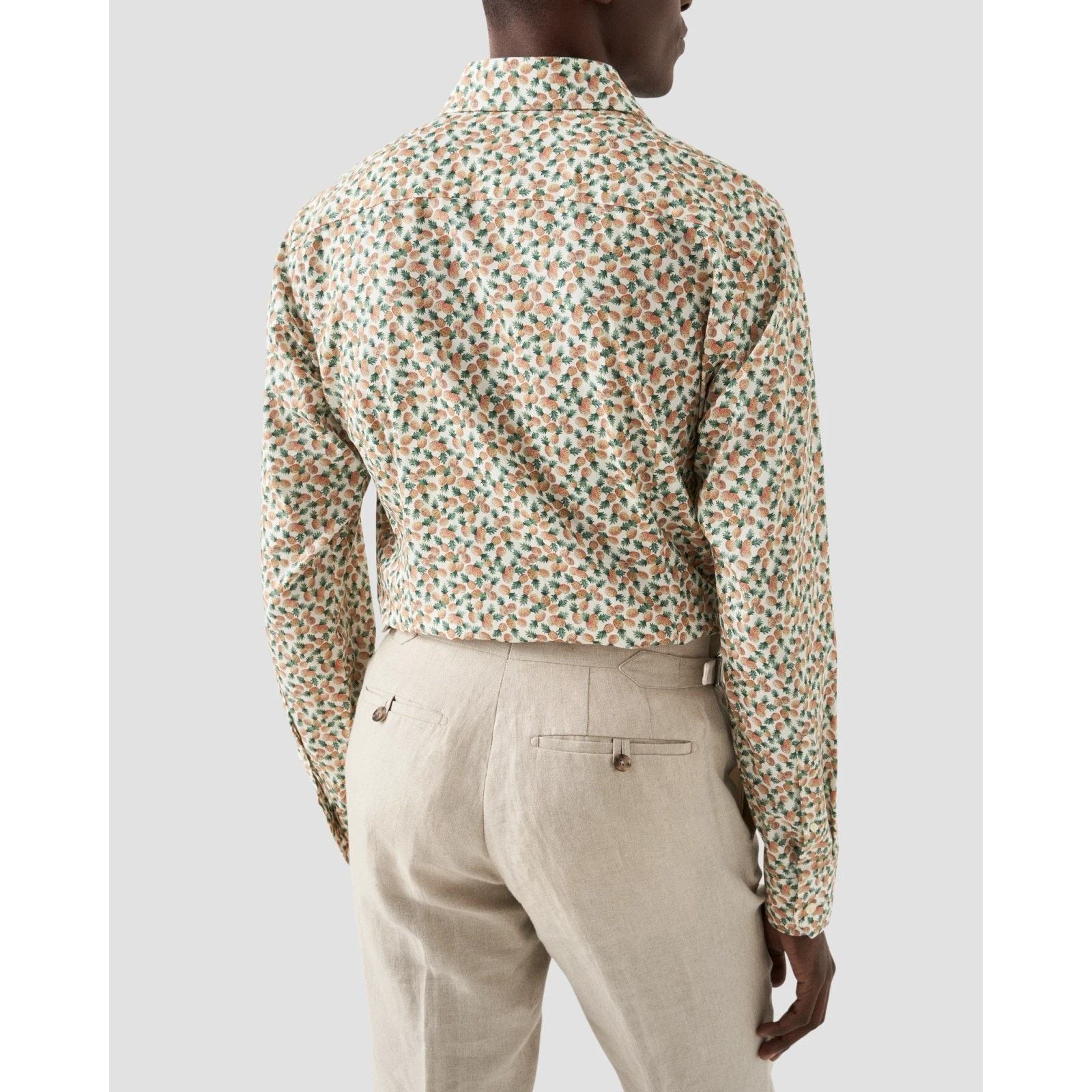 Eton Eton Dress Shirt Contemporary Fit Pineapple Print Size 44 Size US S / EU 44-46 / 1 - 6 Thumbnail