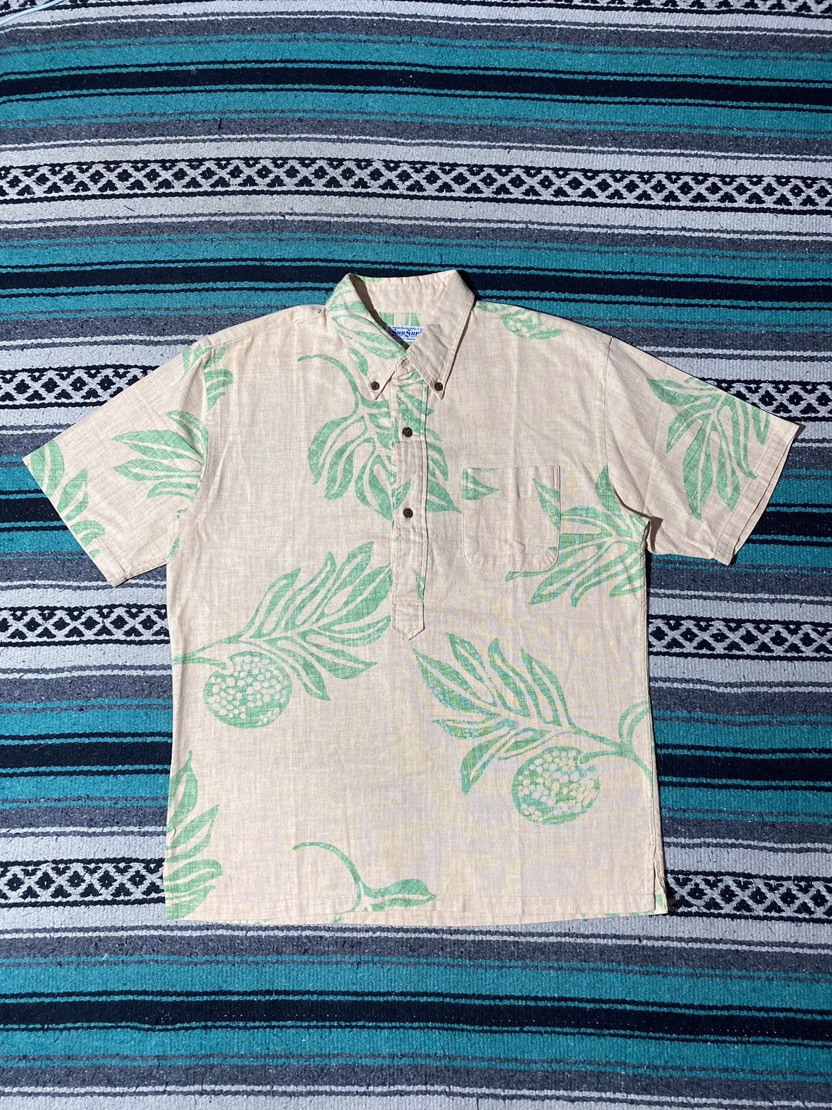Sun Surf × Toyo Enterprises Sun Surf Toyo Enterprise Half Button Hawaii Shirt Size US L / EU 52-54 / 3 - 2 Thumbnail