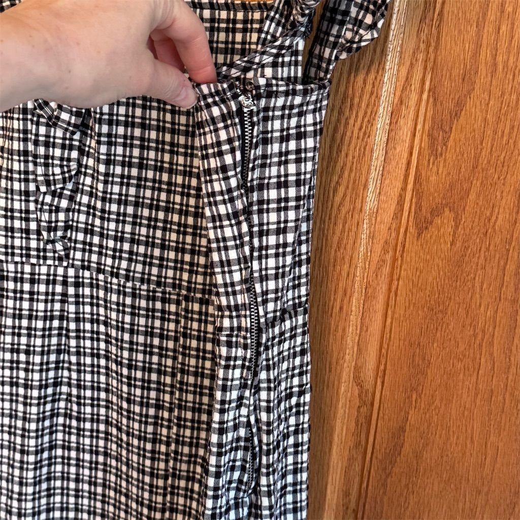 Urban Outfitters Urban Outfitters BDG Women's Checkered Jumpsuit M Ruffle Tr Size M / US 6-8 / IT 42-44 - 5 Thumbnail