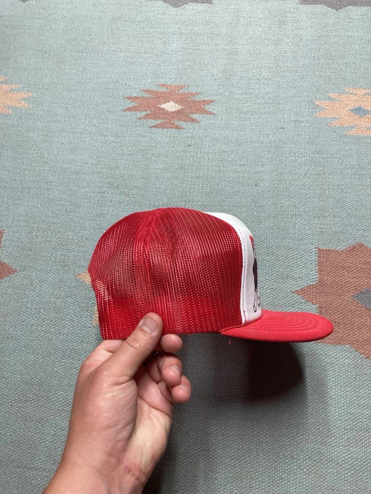 Vintage Vtg trucker hat Big L Lumberland grand ledge Michigan wood Size ONE SIZE - 7 Thumbnail