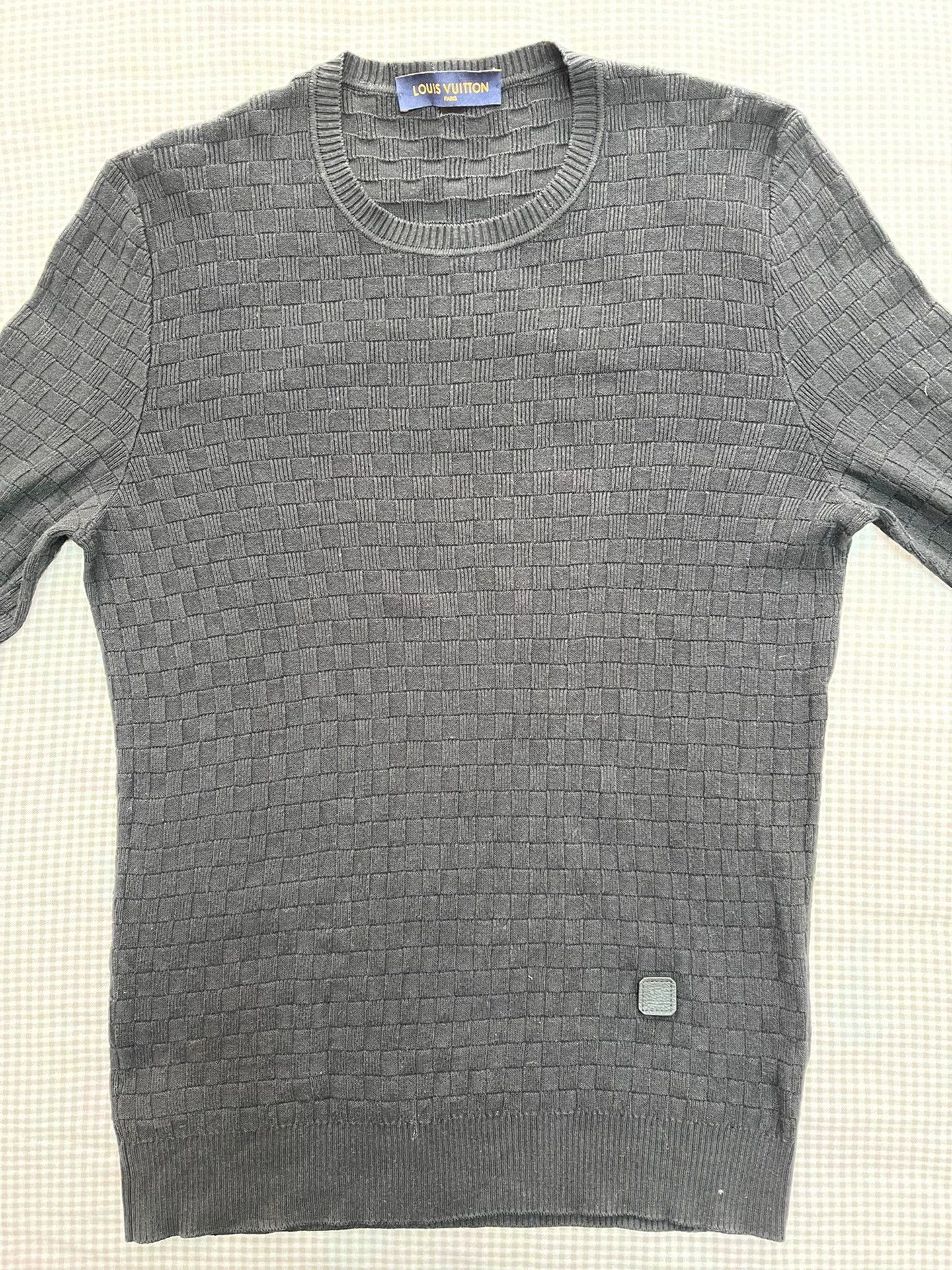 Louis Vuitton Louis Vuitton Black Basic Sweater Men's L Size US L / EU 52-54 / 3 - 1 Thumbnail