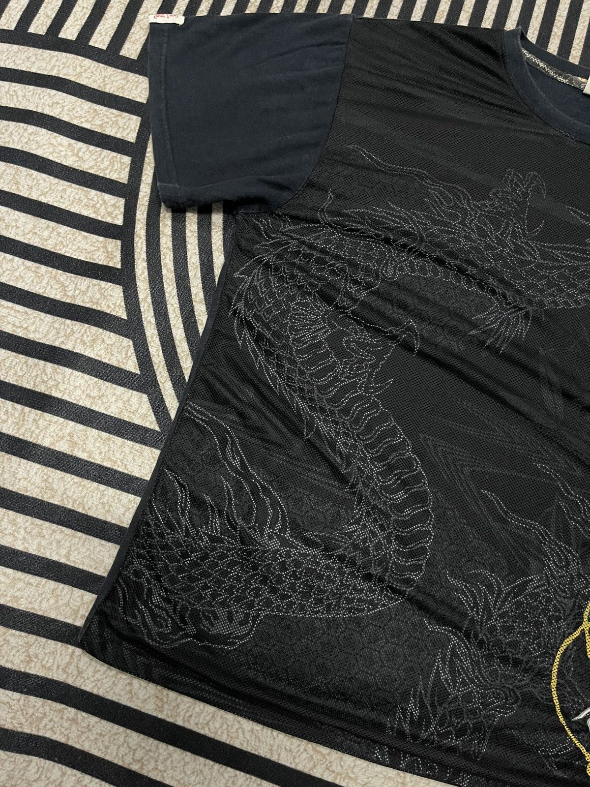 Dogtown 2000s DOGTOWN BLACK DRAGON MESH COTTON TSHIRT Size US XL / EU 56 / 4 - 3 Thumbnail