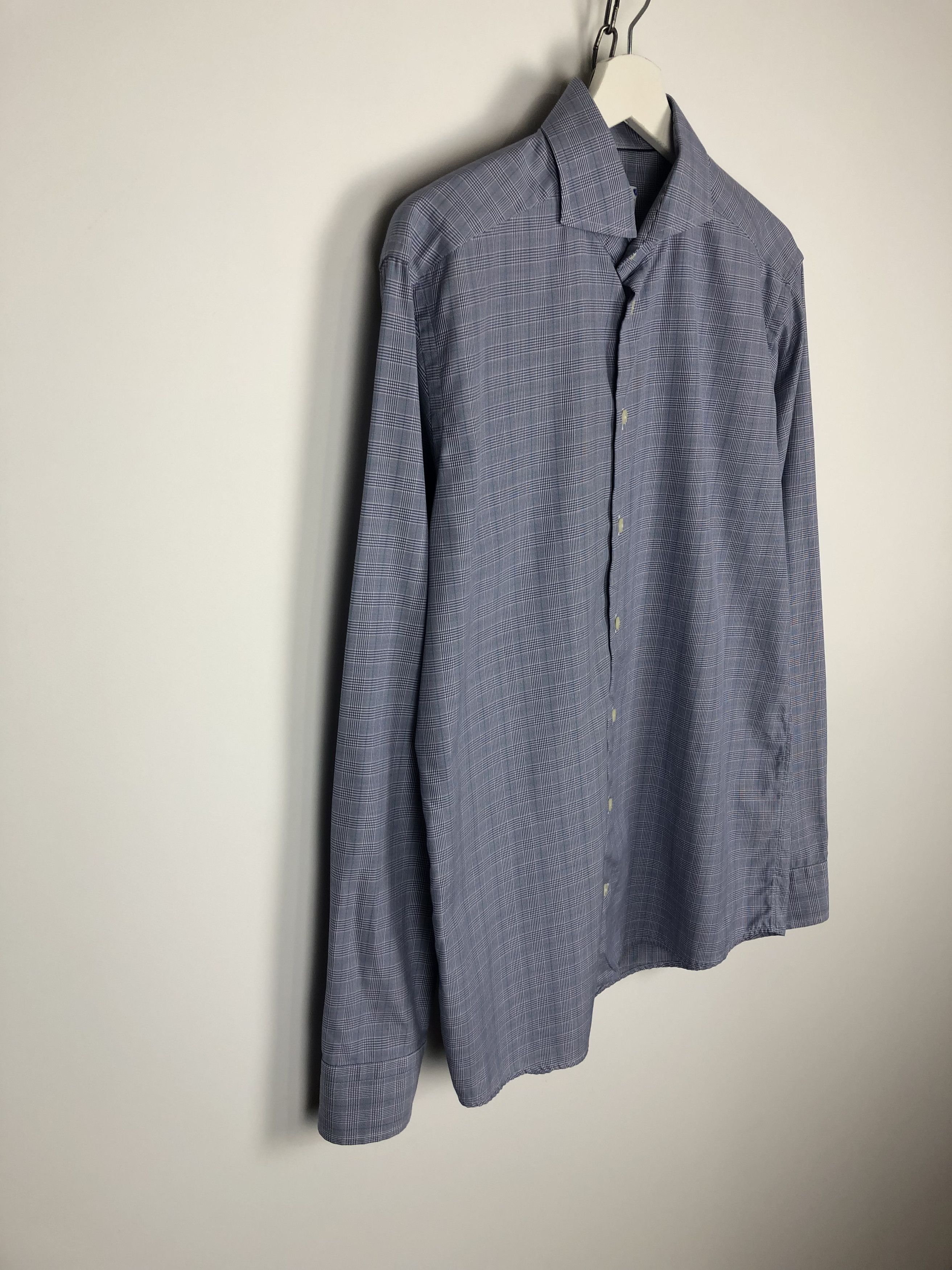 Eton Eton Classic Shirt Blue Check size 16 Size US L / EU 52-54 / 3 - 4 Thumbnail