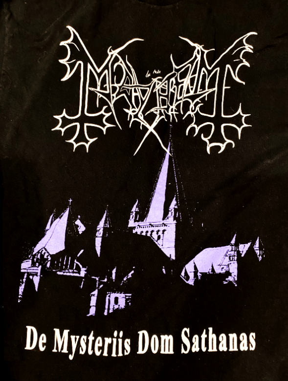 Vintage Mayhem "De Mysteriis Dom Sathanas" Shirt Size US L / EU 52-54 / 3 - 3 Thumbnail
