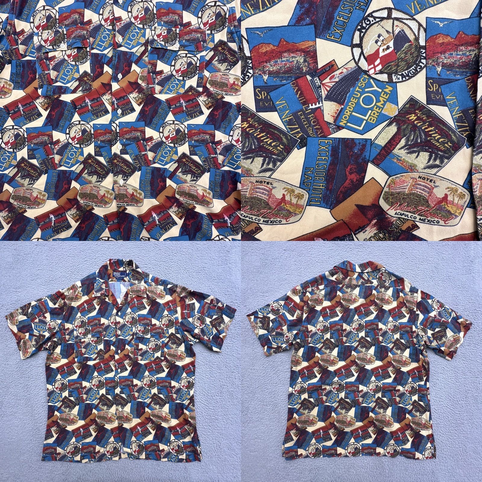 Ralph Lauren VINTAGE Polo Ralph Lauren Shirt S/M L Cotton? Size US L / EU 52-54 / 3 - 10 Thumbnail
