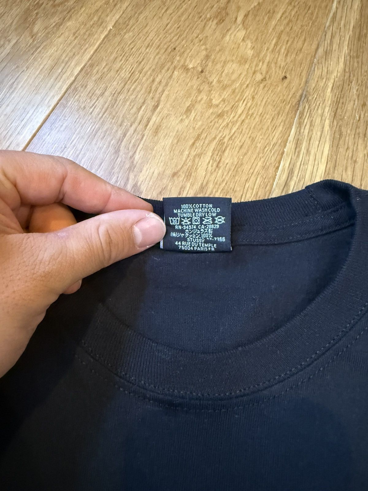 Stussy Stussy Stacked Tee Black Size US L / EU 52-54 / 3 - 4 Thumbnail