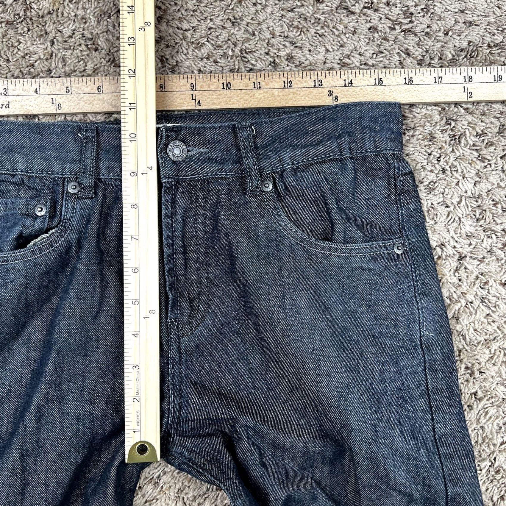 Levi's Levi's 550 Jeans Straight Blue Dark Wash 31x29 Mens Denim Cotton Relaxed Regular 18 Reg Vintage: No Size US 31 - 7 Thumbnail