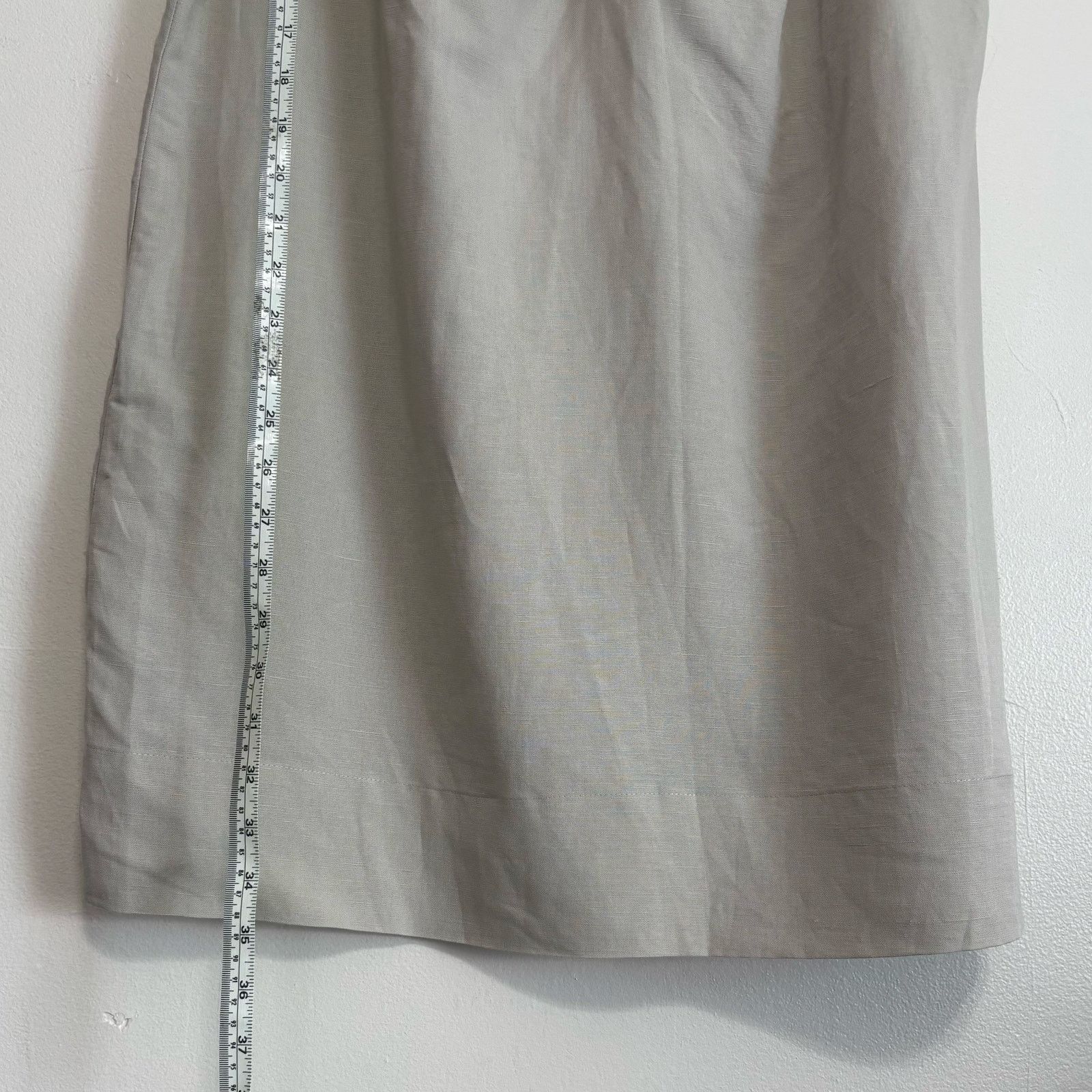 Other New York & Company Gray Linen Blend Shift Dress Beaded XL Size XL / US 12-14 / IT 48-50 - 4 Thumbnail