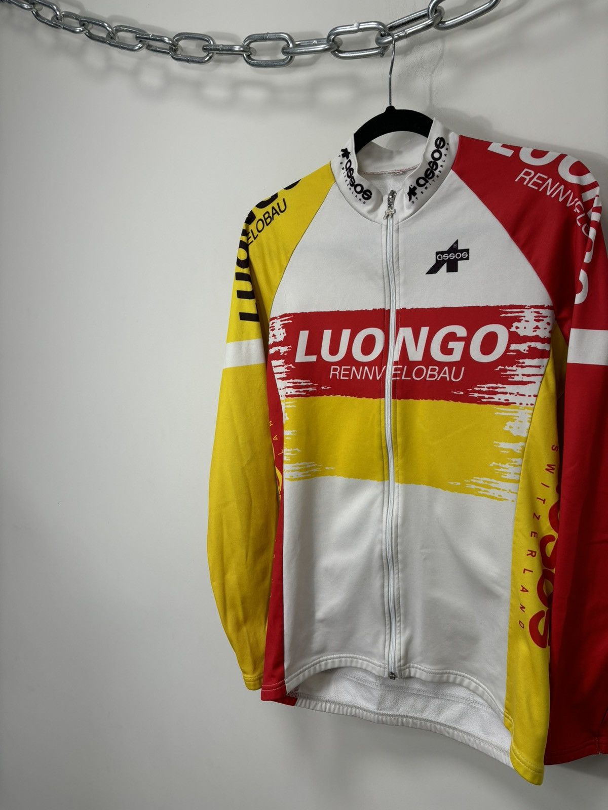 Vintage Assos Luongo Rennvelobau Rare Bike Cycling Jersey Size US L / EU 52-54 / 3 - 8 Thumbnail