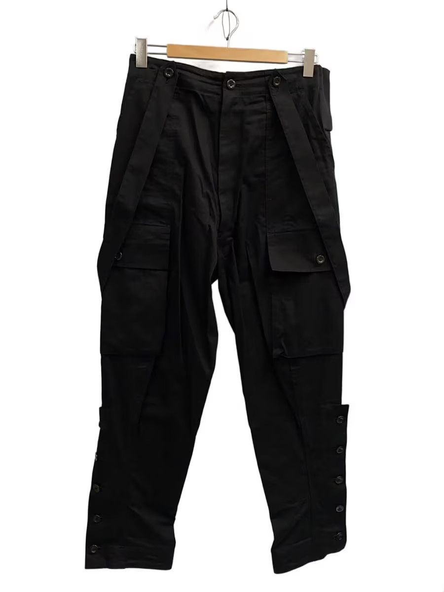 Yohji Yamamoto Yohji Yamamoto Pour Homme/3/Cotton/BLK Bottoms Size US 29 - 1 Thumbnail