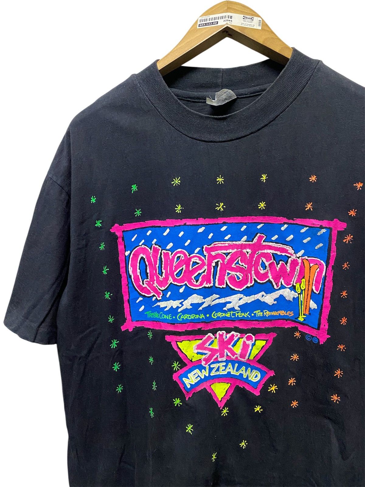 Vintage ❗️SALE❗️Vintage 90s Queenstown NZ Single Stitch Tee Size US L / EU 52-54 / 3 - 2 Thumbnail