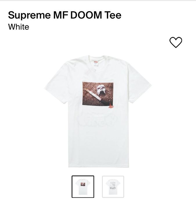 Supreme supreme MF doom tee | Grailed