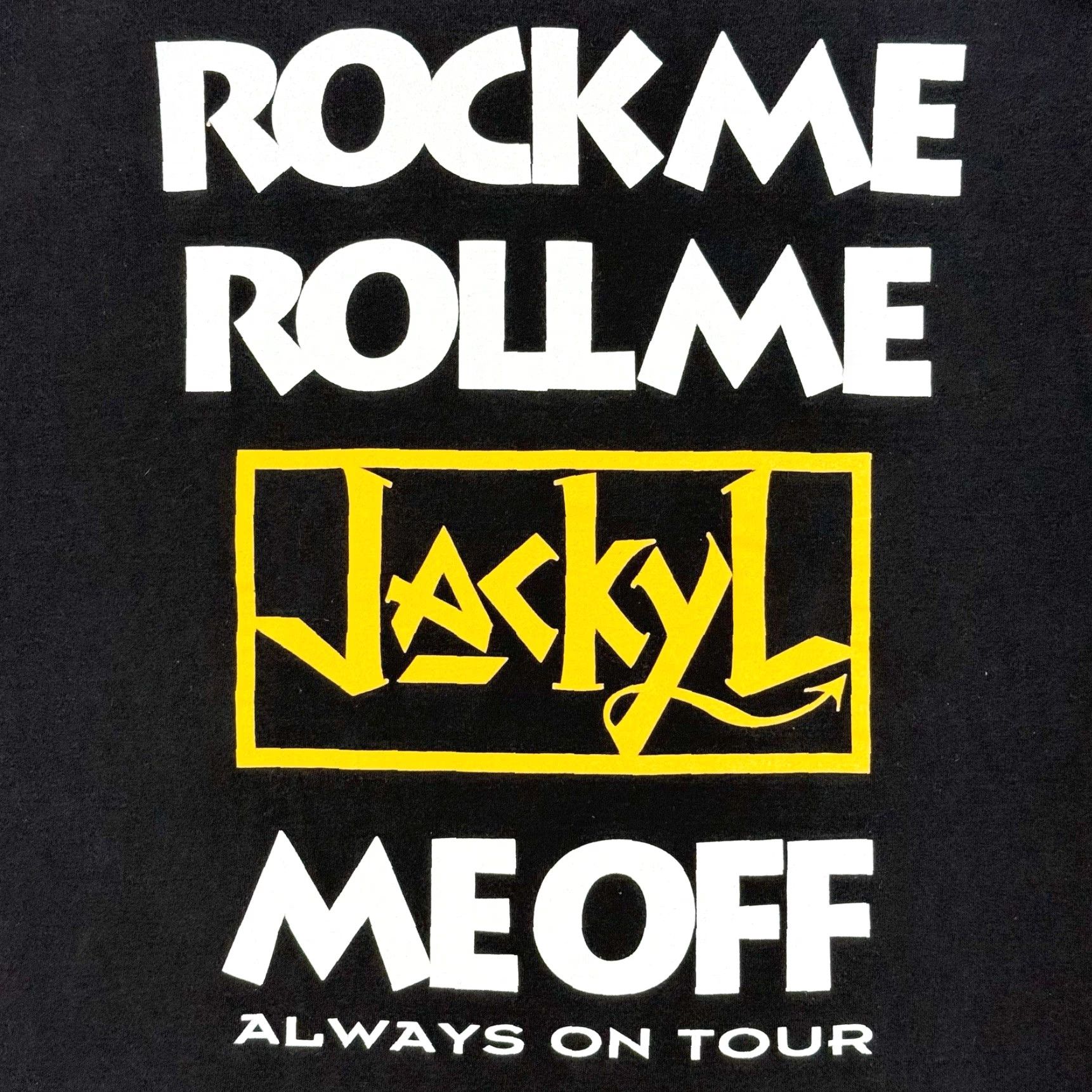 Vintage VINTAGE Giant T-Shirt Rock 90s 80s Jackyl Jackl Hair Metal Double-Sided Black XL Mens T-Shirt Size US XL / EU 56 / 4 - 4 Thumbnail