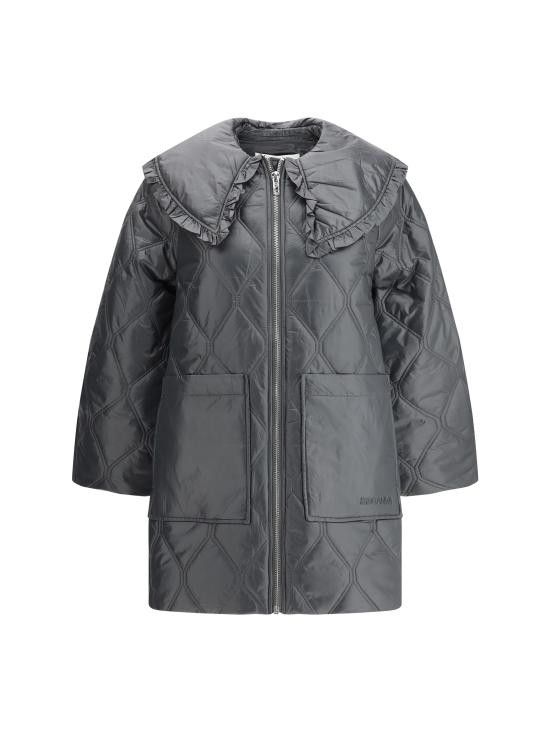Ganni GANNI Women Jackets W0170 052 BLACK Size S / US 4 / IT 40 - 1 Thumbnail