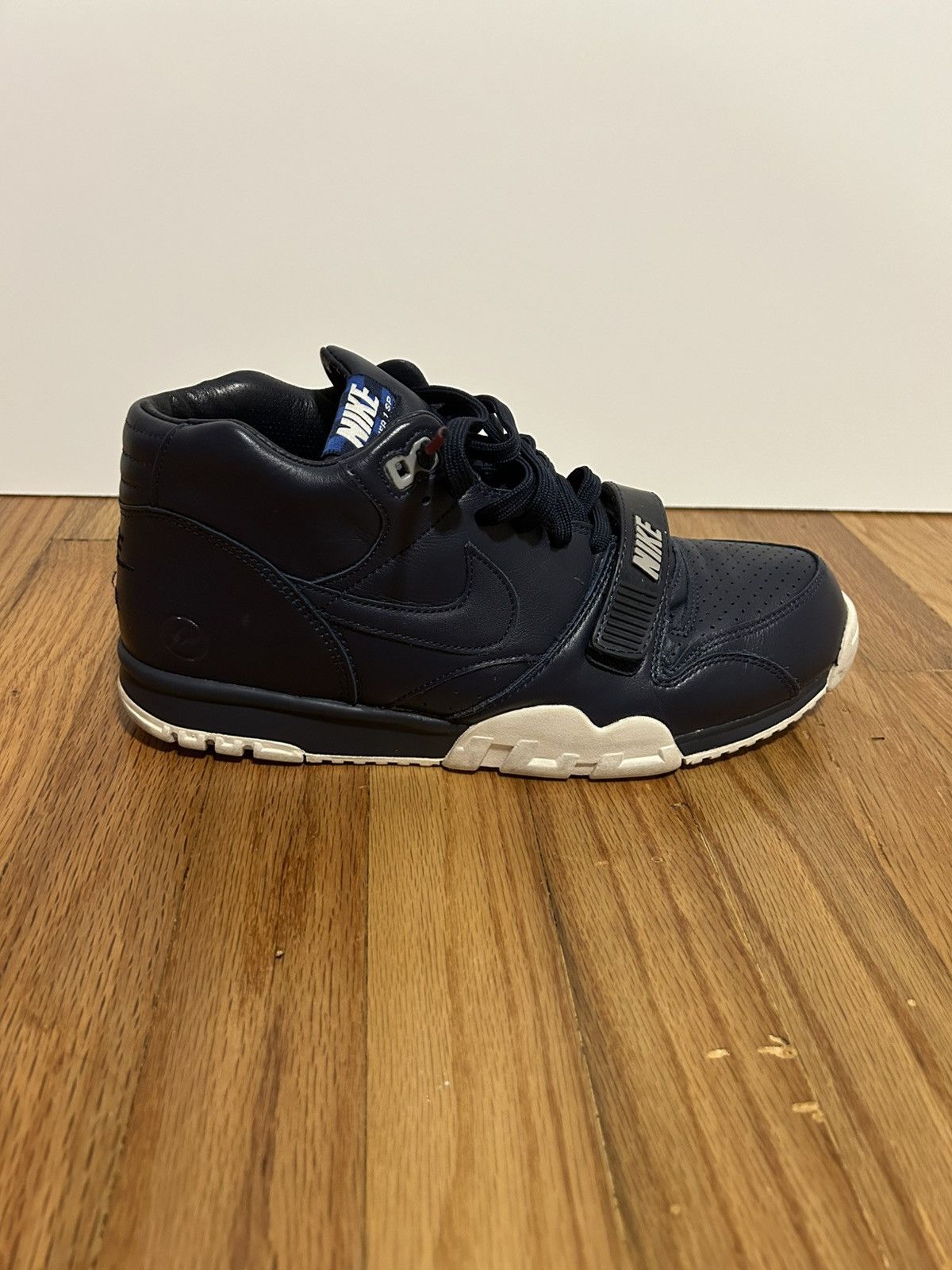 Fragment Design × Nike Nike Air Trainer 1 Mid SP Fragment Design Obsidian Size 11 Size US 11 / EU 44 - 1 Thumbnail