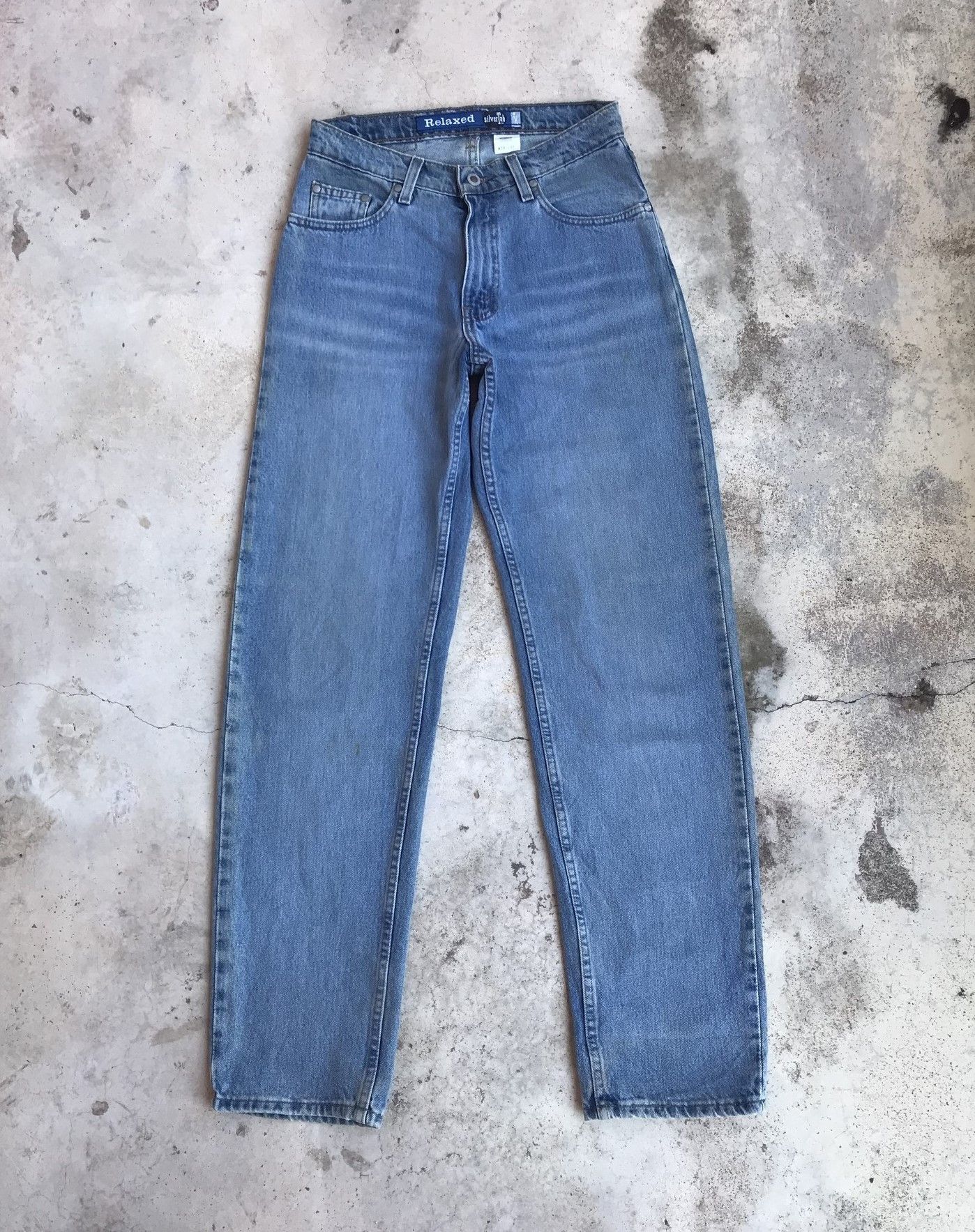 Levi's × Vintage Vintage Silvertab 90s Levis relaxed fit dirty bluewash W29 Size US 29 - 3 Thumbnail