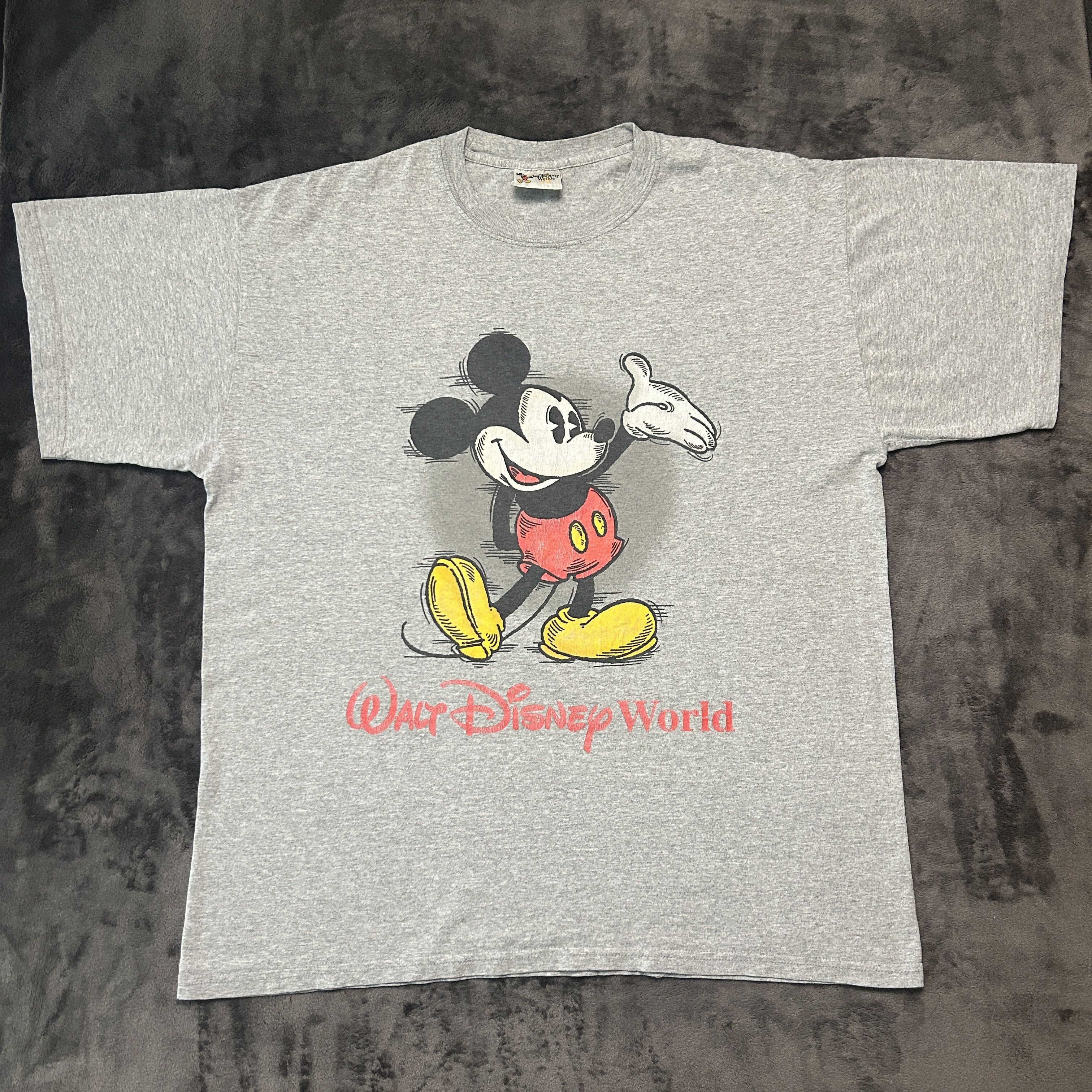 Disney Vintage Walt Disney World Mickey T-shirt Size US L / EU 52-54 / 3 - 1 Thumbnail