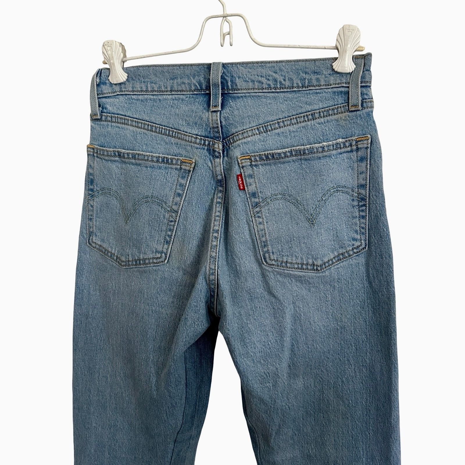 Levi's Custom Reworked Levi's 501 Split-Hem Paint Splatter Jeans Size 25" / US 0 / IT 36 - 3 Thumbnail