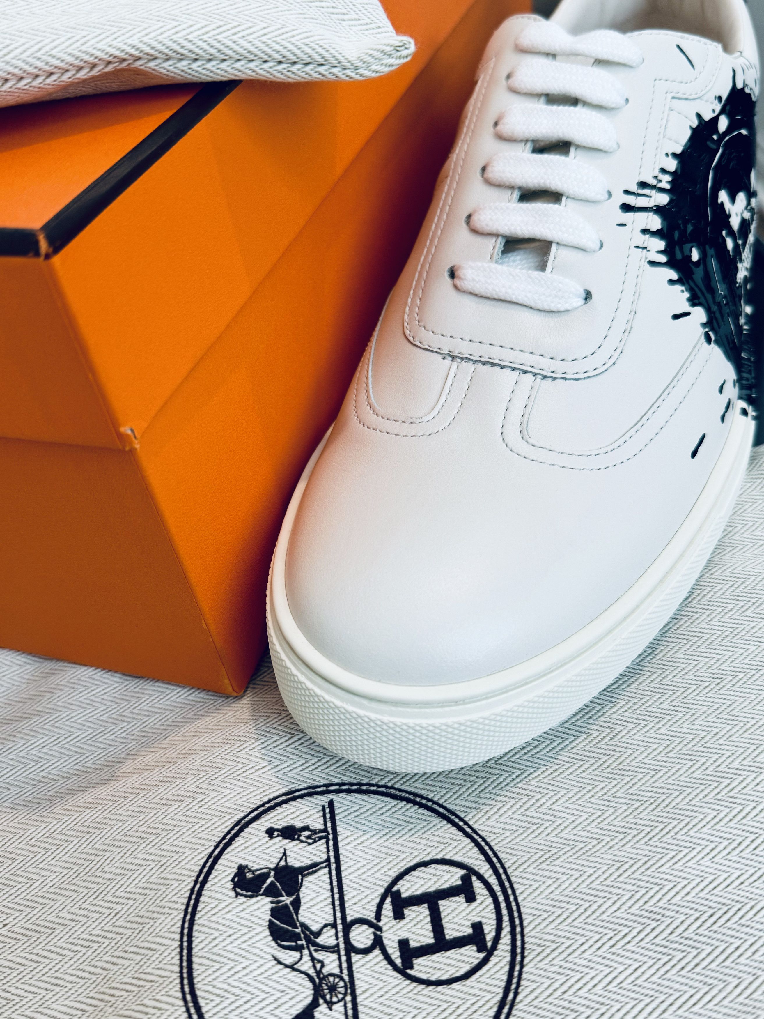 Hermes Quicker Peinture Fraiche Sneakers Size US 10.5 / EU 43-44 - 6 Thumbnail