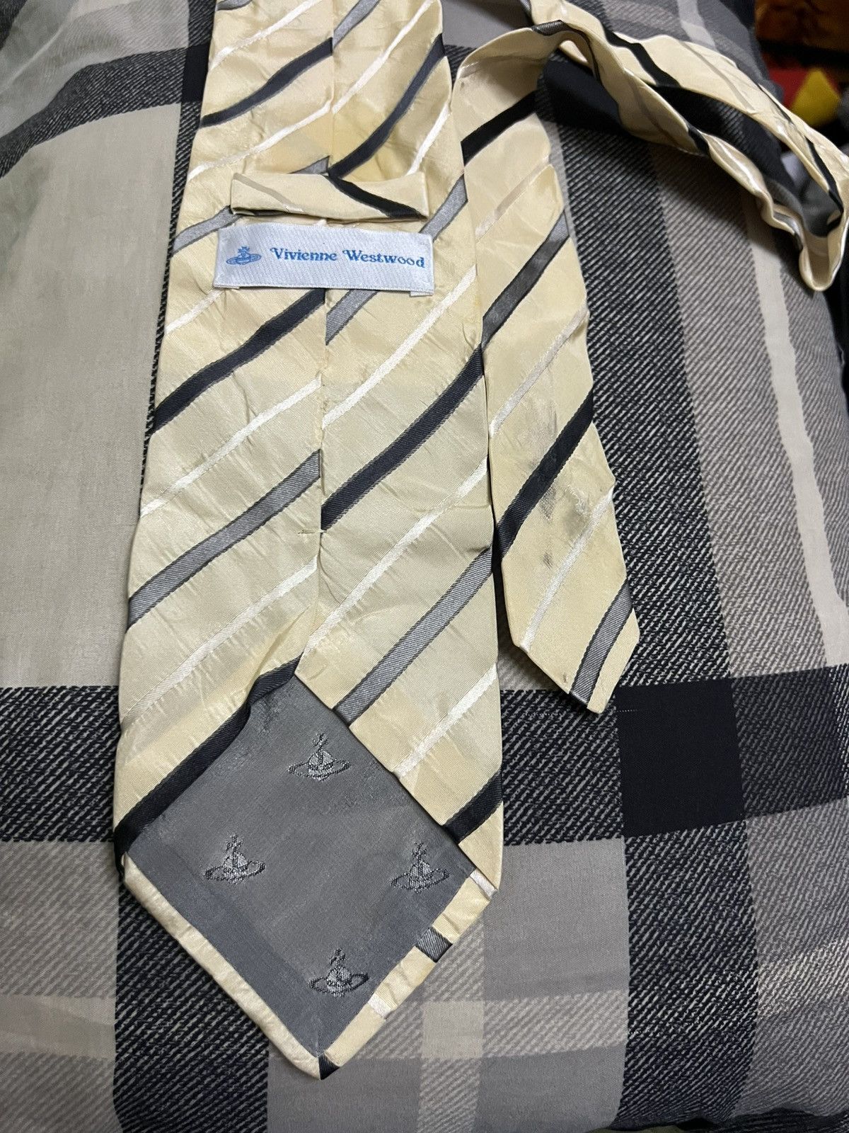 Vivienne Westwood Vivienne westwood mode tie cream silk Size ONE SIZE - 3 Thumbnail