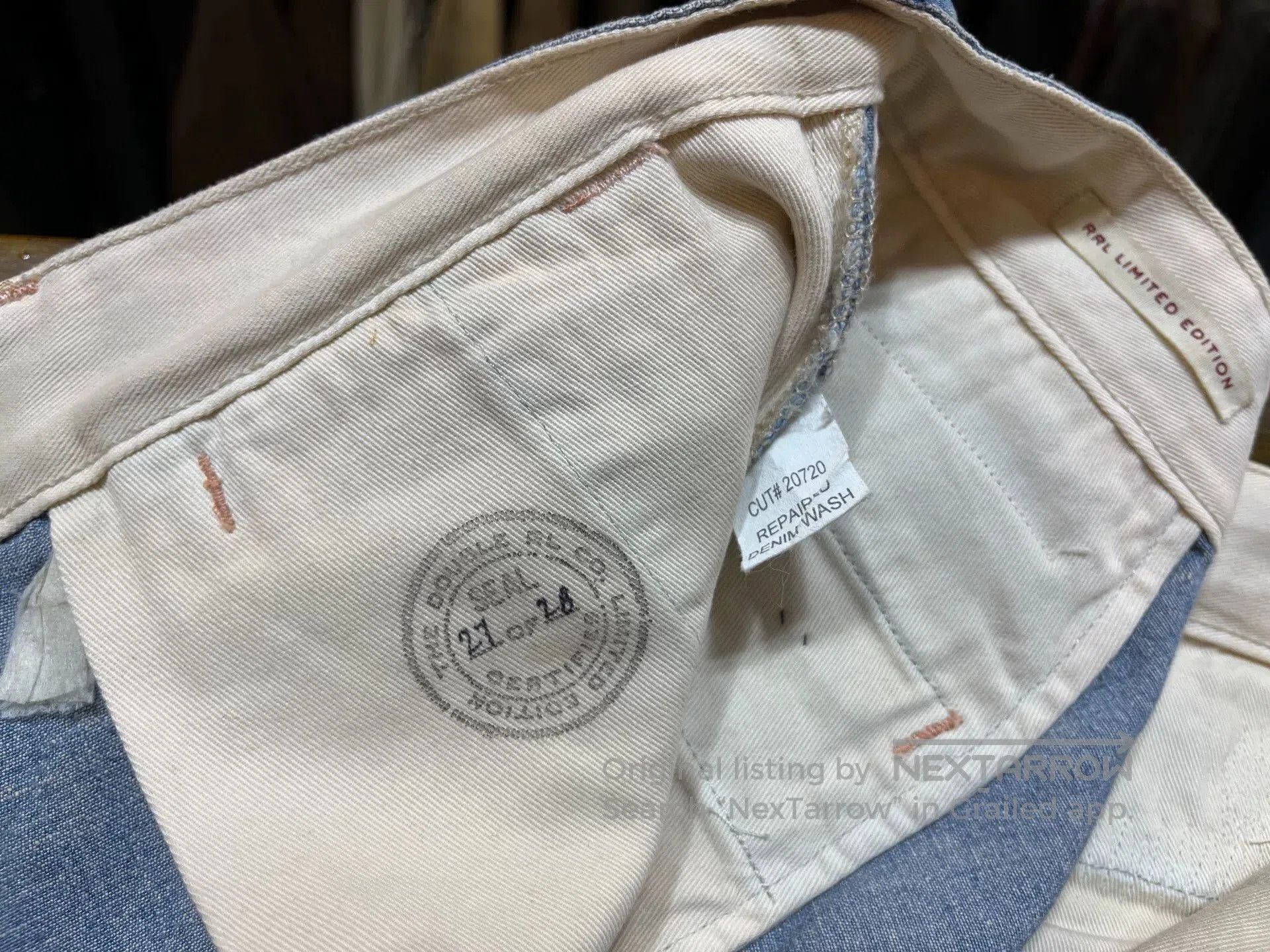 RRL Ralph Lauren limited edition patchwork denim pants. Size US 30 / EU 46 - 5 Thumbnail